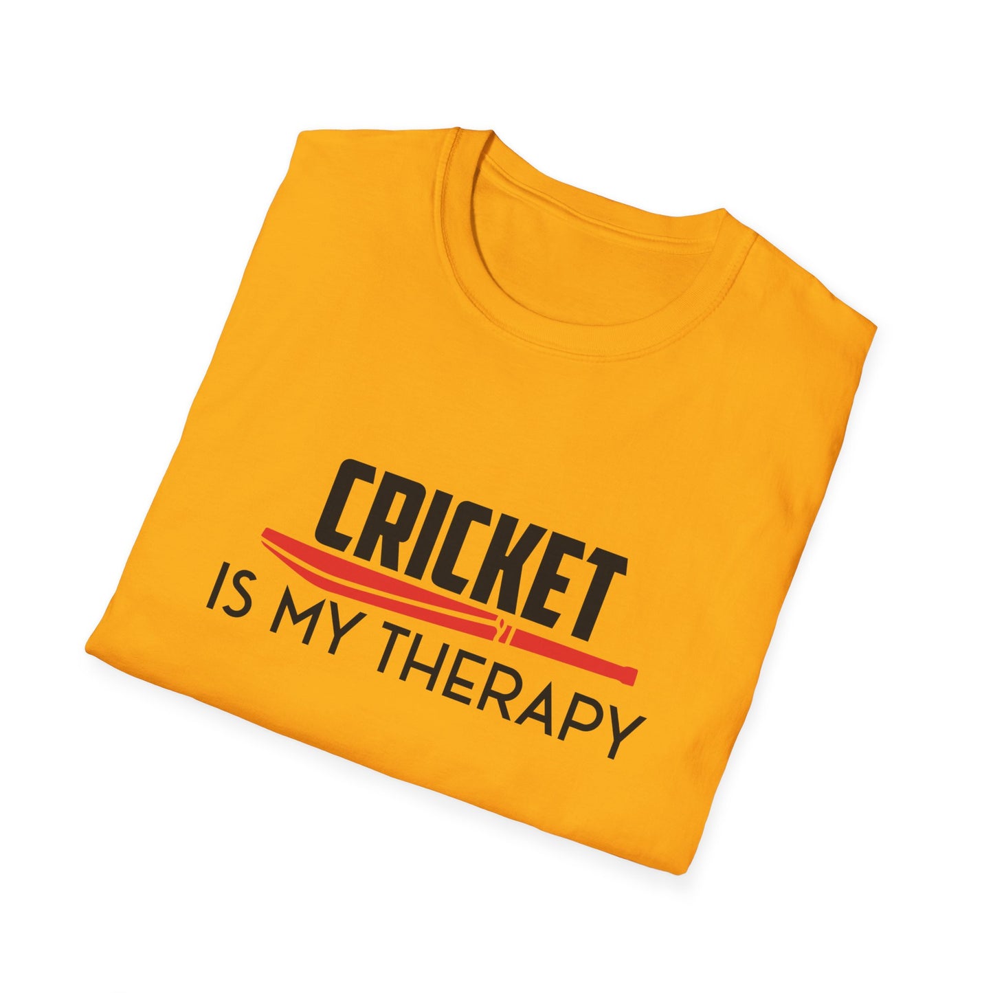 Cricket is My Therapy | Cricket T-shirt