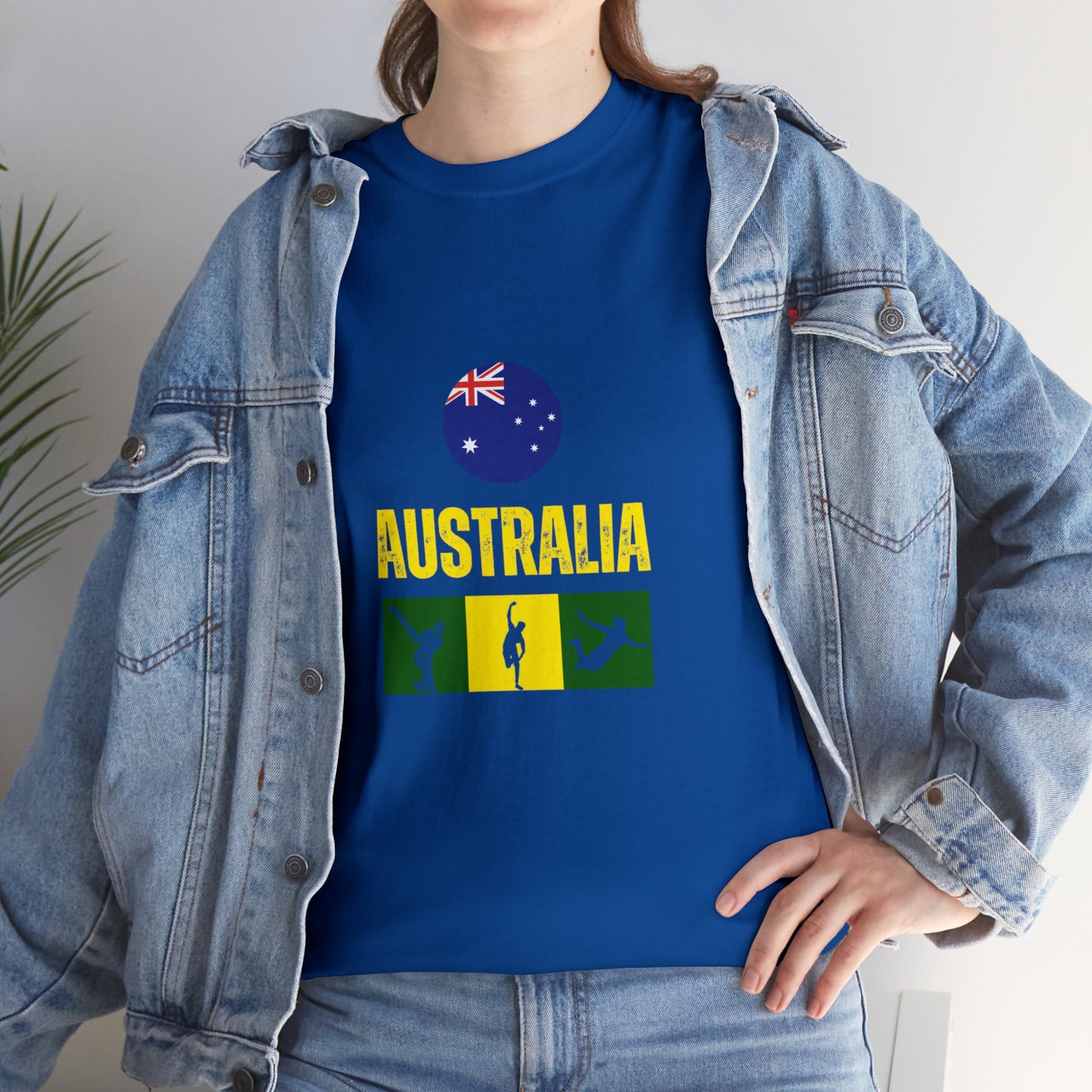 Australia's World Cup 2024 Edition T-shirt - Unisex Heavy Cotton Tee