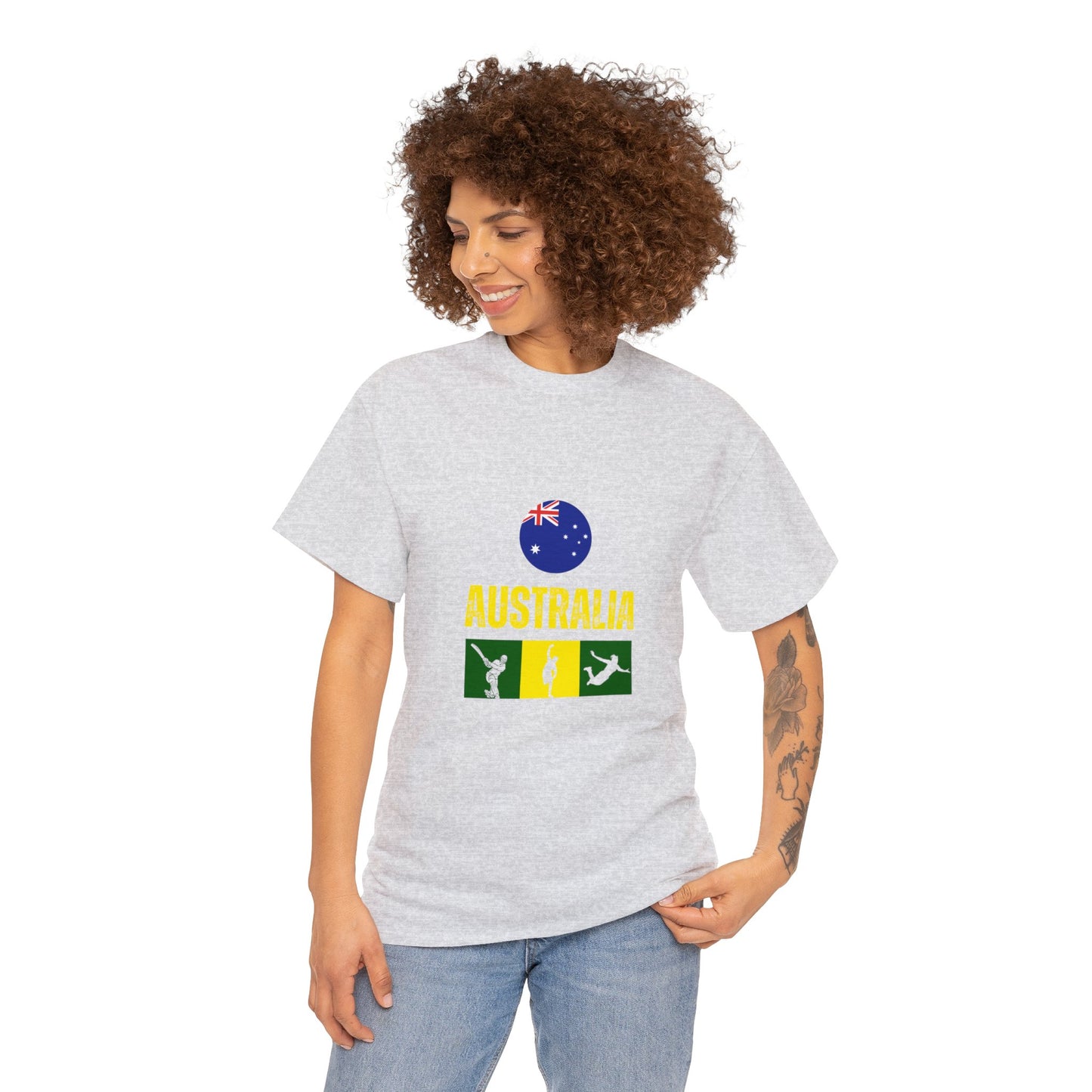 Australia's World Cup 2024 Edition T-shirt - Unisex Heavy Cotton Tee