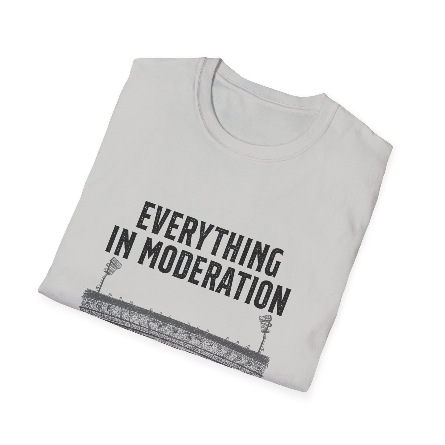 Everything In Moderation Except Cricket | Cricket T-shirt