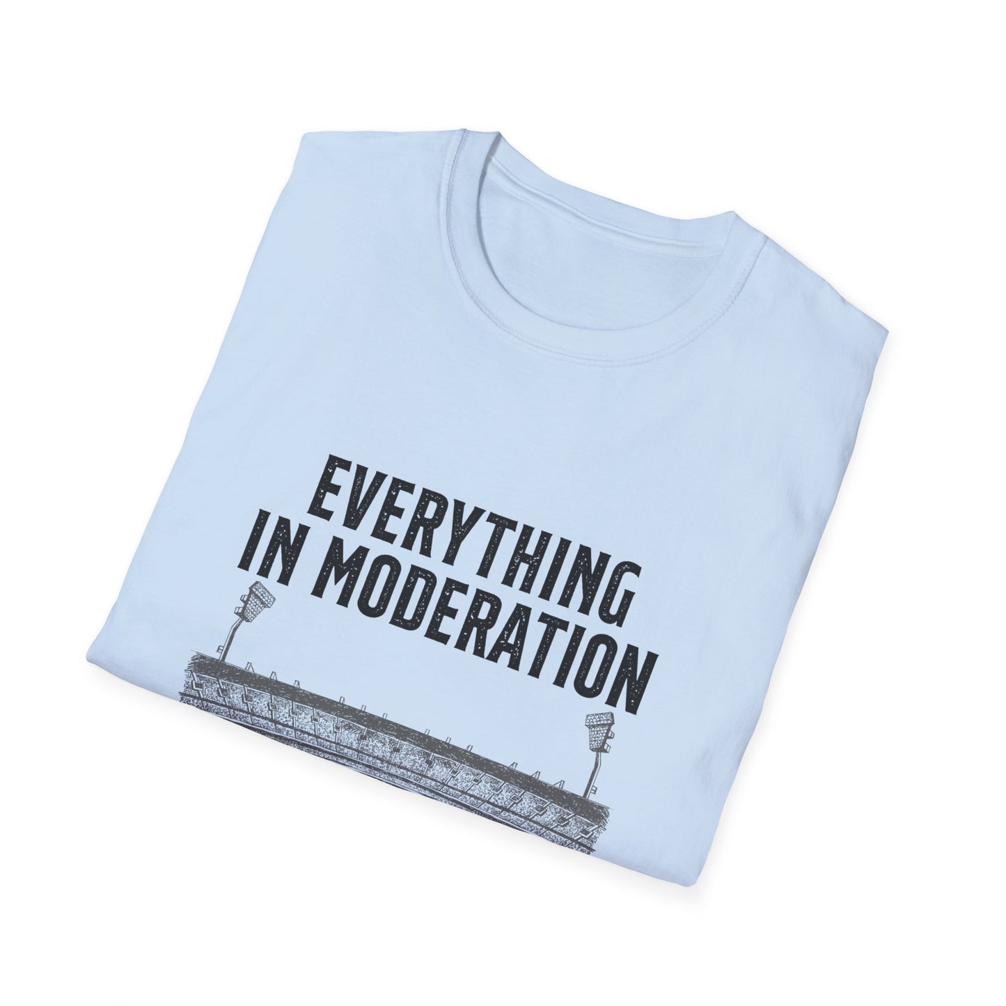 Everything In Moderation Except Cricket | Cricket T-shirt