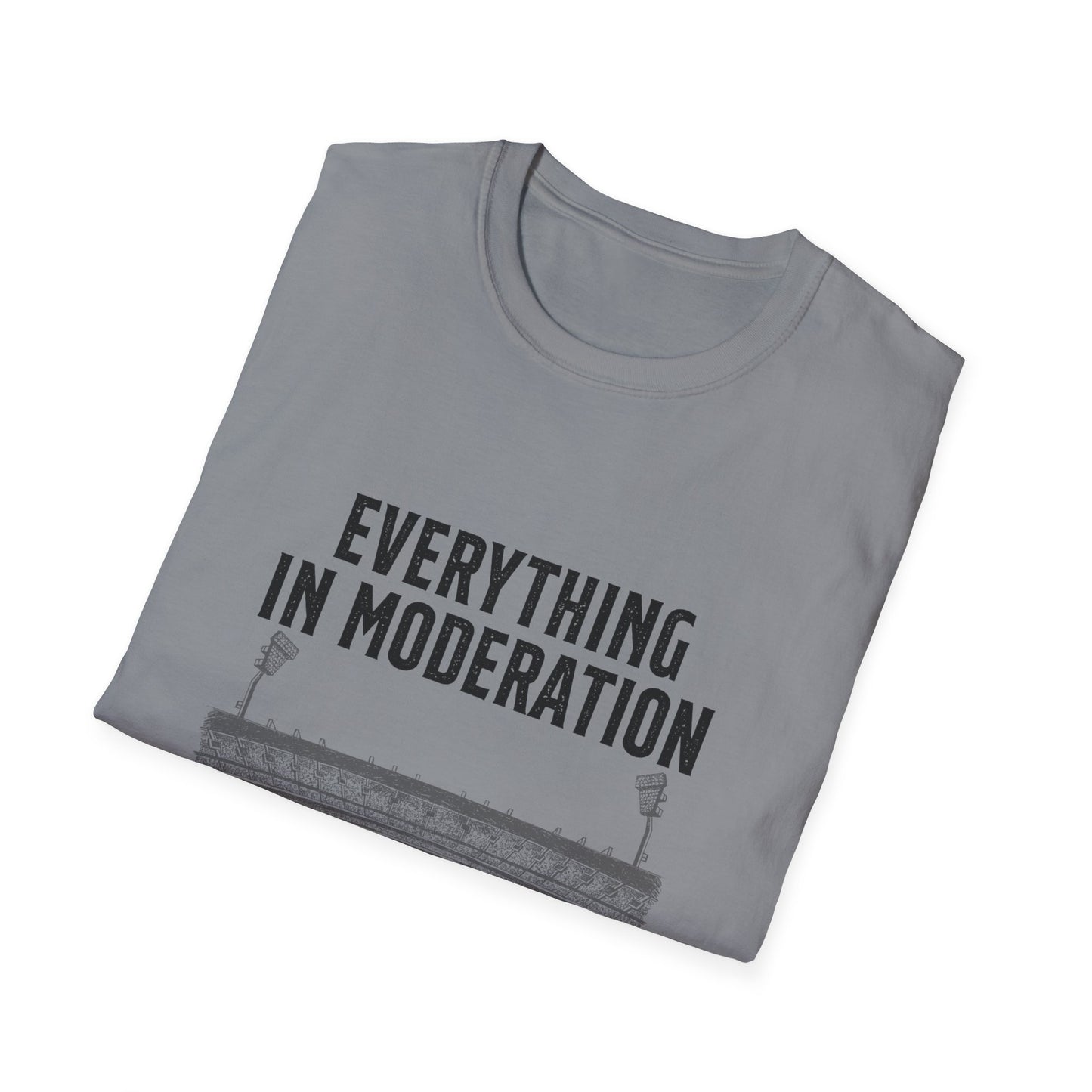 Everything In Moderation Except Cricket | Cricket T-shirt