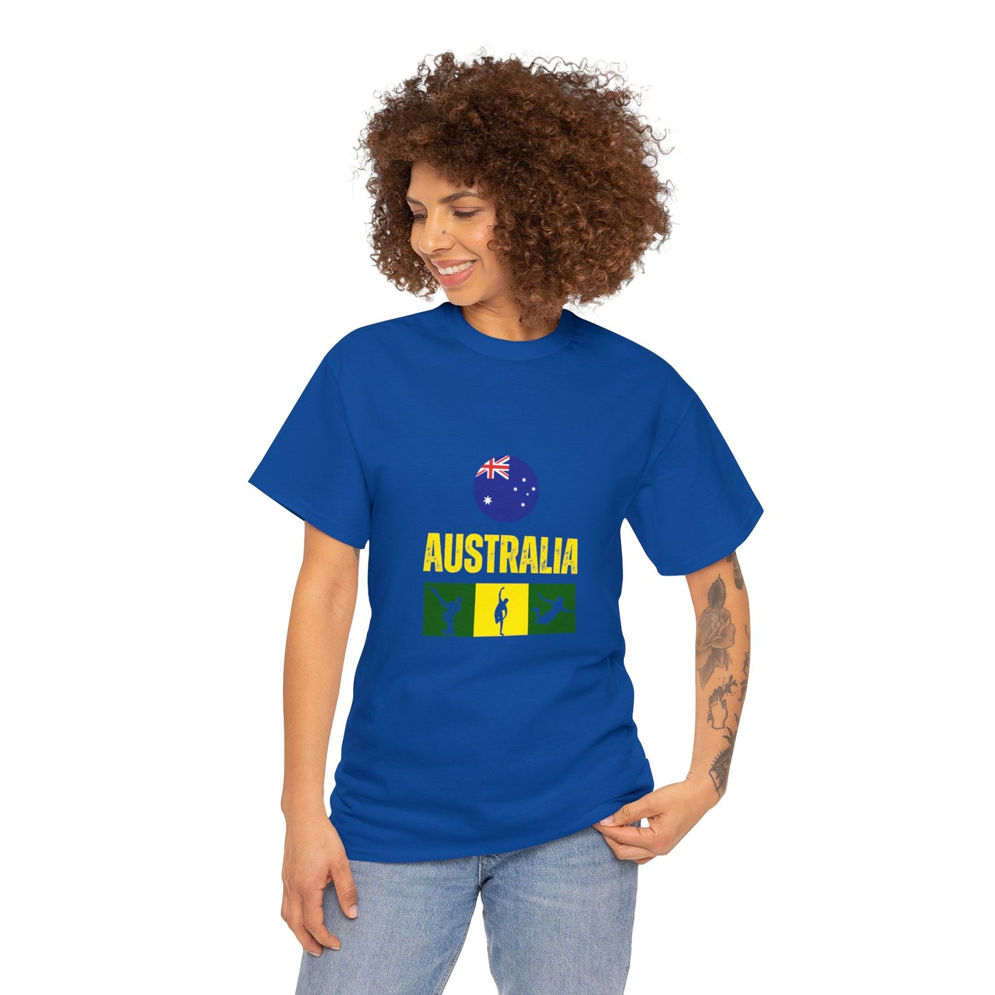 Australia's World Cup 2024 Edition T-shirt - Unisex Heavy Cotton Tee