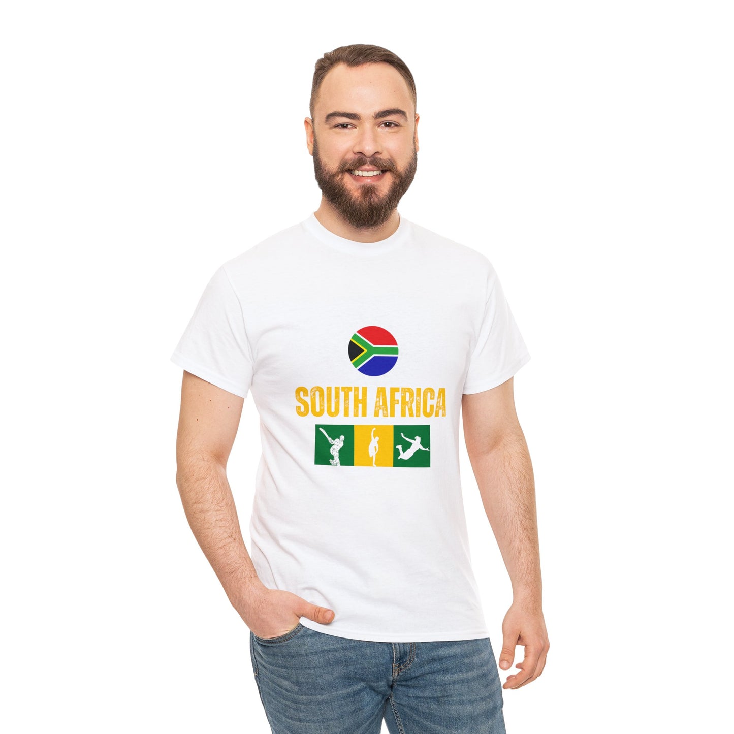 South Africa's World Cup 2024 Edition T-shirt - Unisex Heavy Cotton Tee