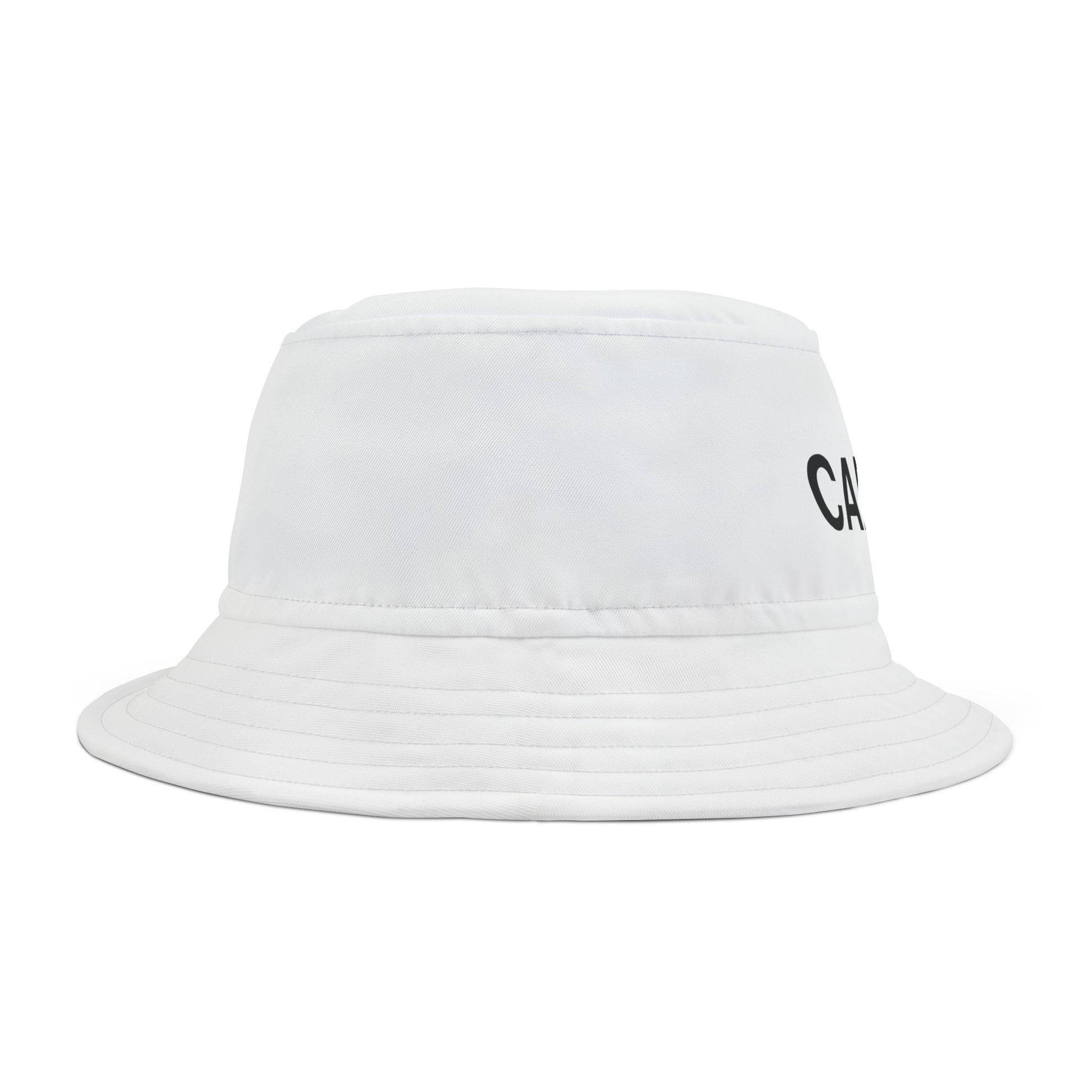 Cricket gift ideas, cricket shirts and presents for cricket lovers - Streetcricket24x7 -  Captain bold Cricket Hat-Side-White