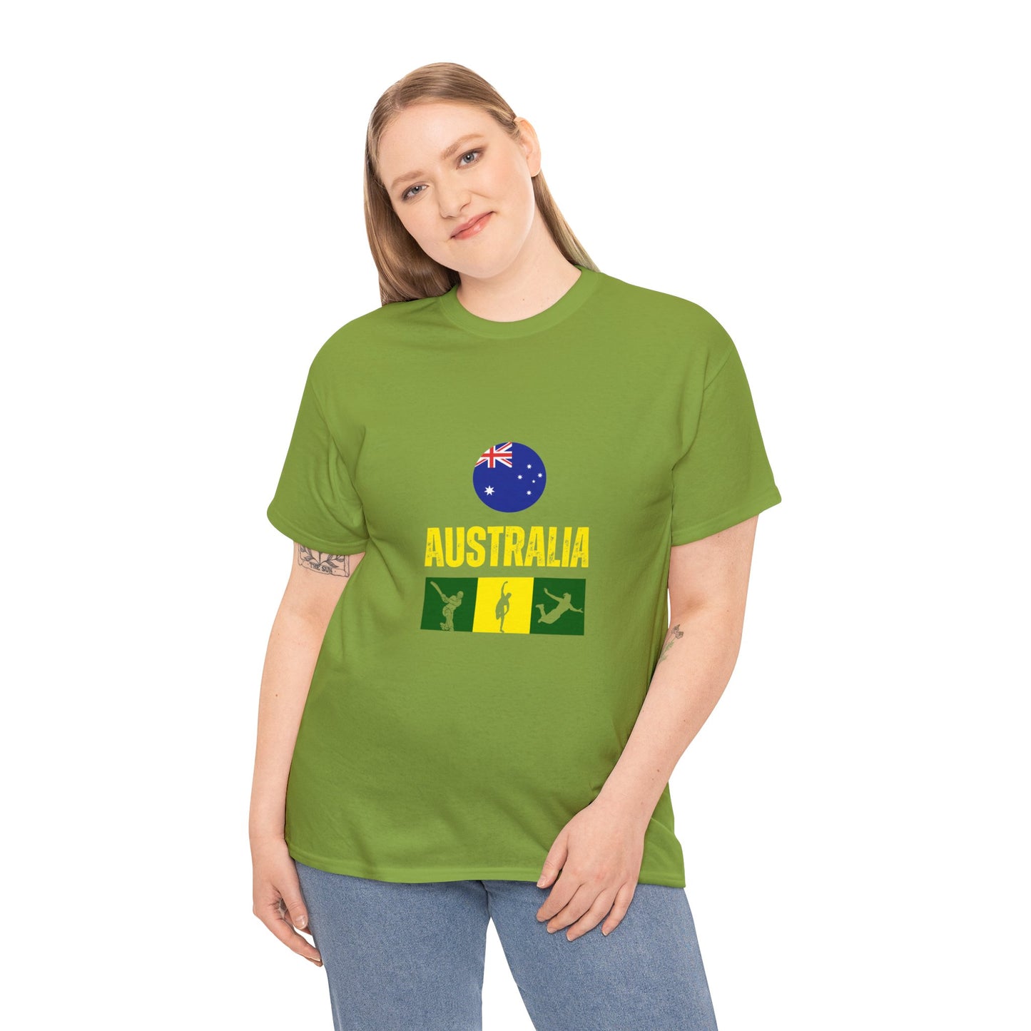 Australia's World Cup 2024 Edition T-shirt - Unisex Heavy Cotton Tee