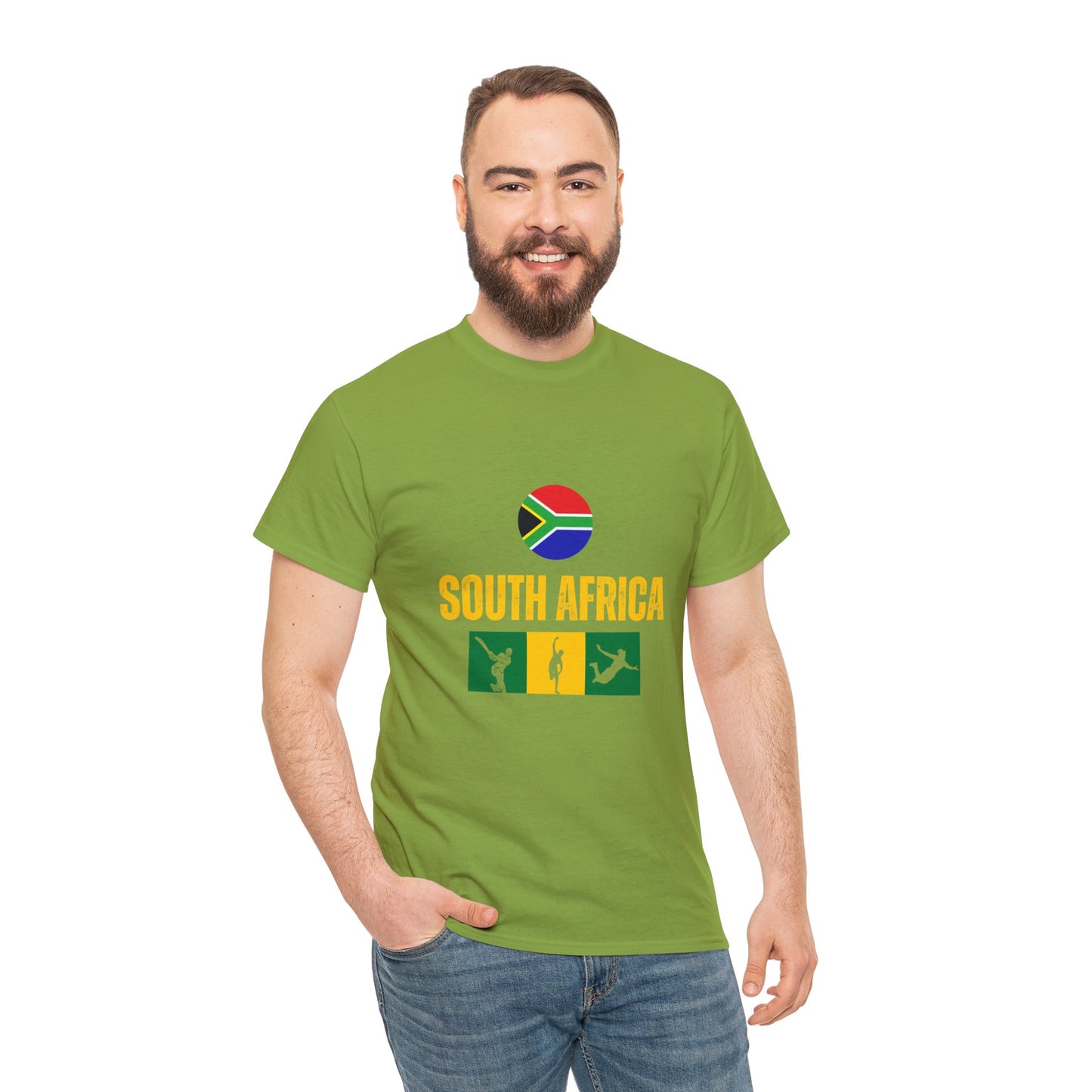 South Africa's World Cup 2024 Edition T-shirt - Unisex Heavy Cotton Tee