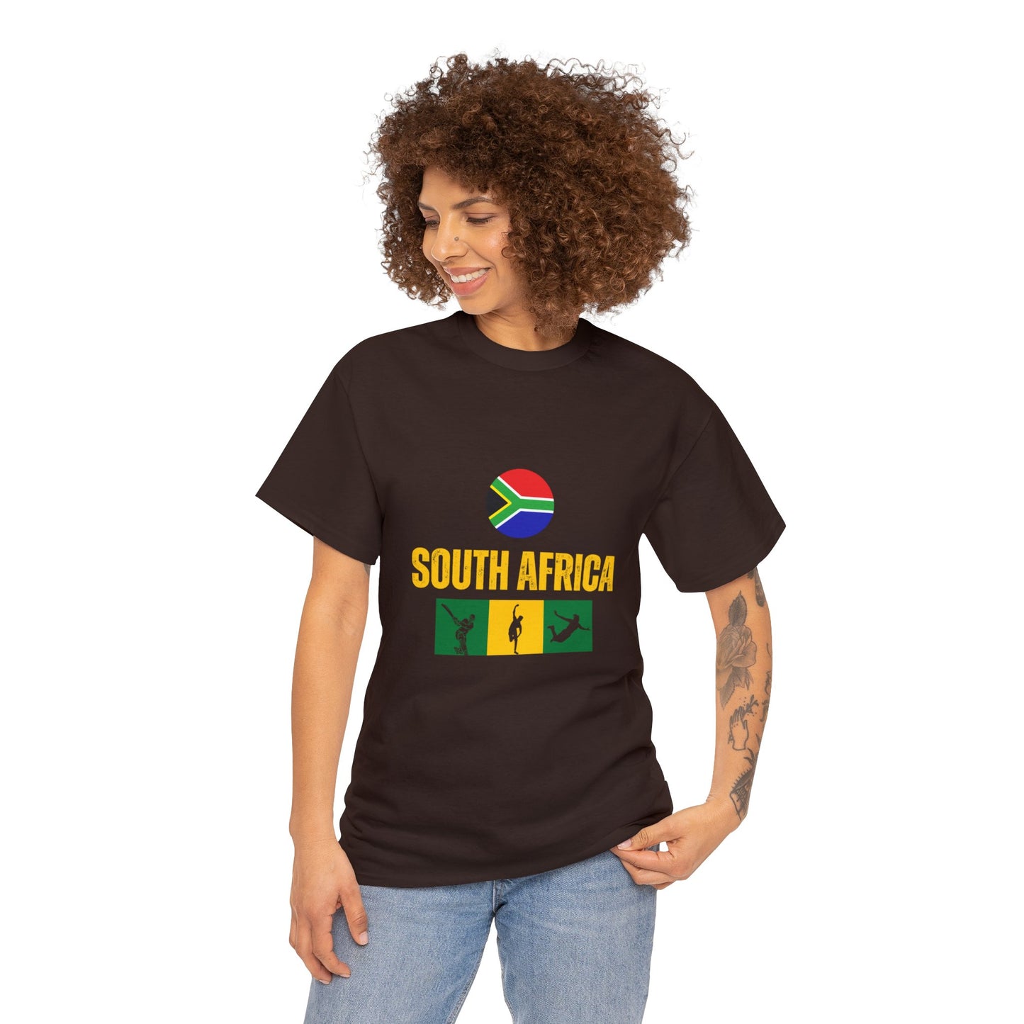 South Africa's World Cup 2024 Edition T-shirt - Unisex Heavy Cotton Tee