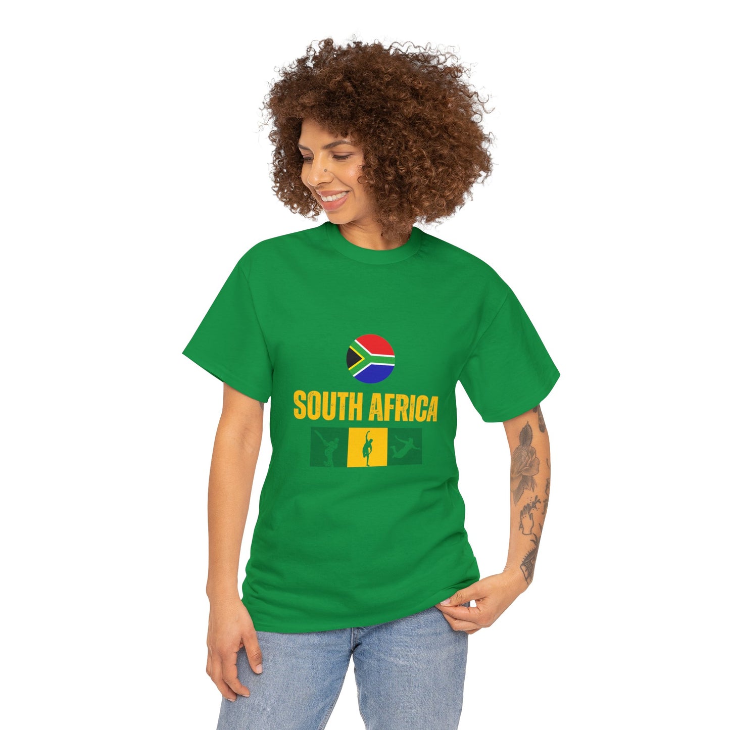 South Africa's World Cup 2024 Edition T-shirt - Unisex Heavy Cotton Tee