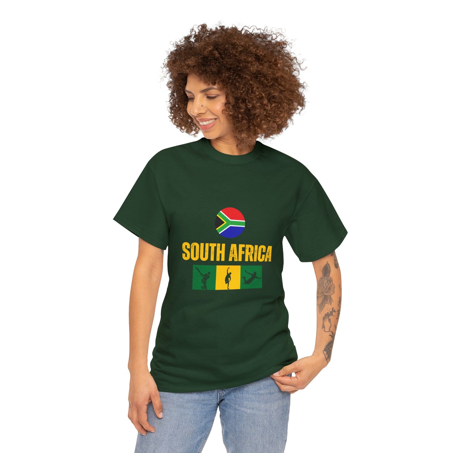 South Africa's World Cup 2024 Edition T-shirt - Unisex Heavy Cotton Tee