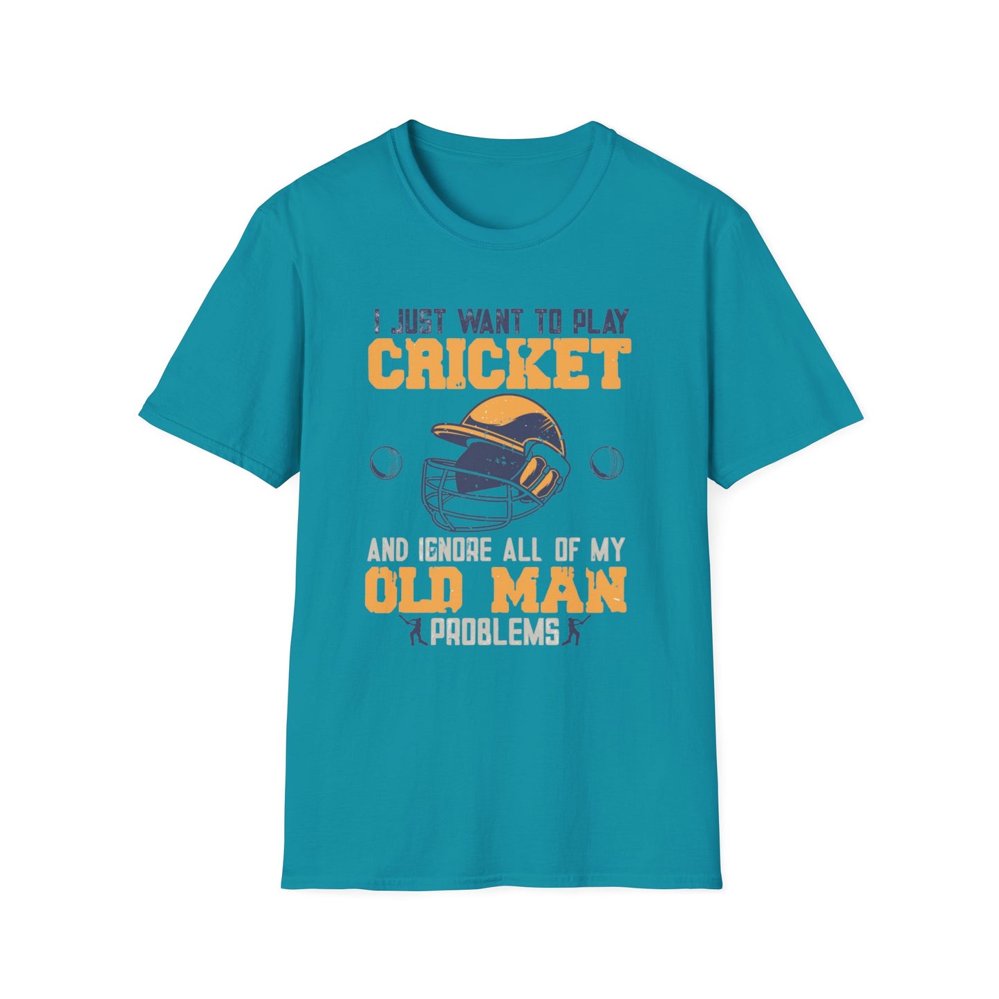 I Just Want To Play Cricket | Cricket T-shirt