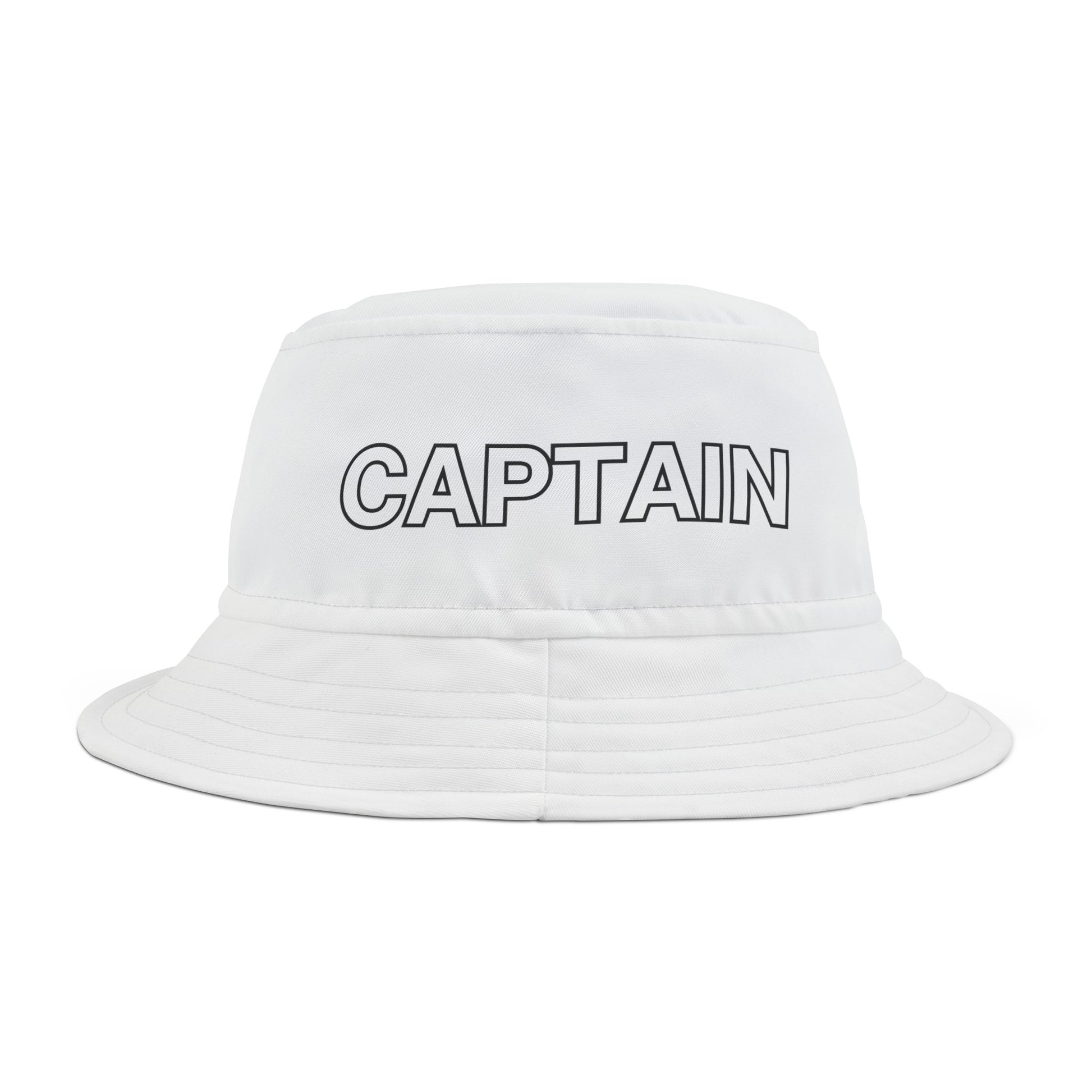 Cricket gift ideas, cricket shirts and presents for cricket lovers - Streetcricket24x7 - Captain Cricket Hat-Front-White