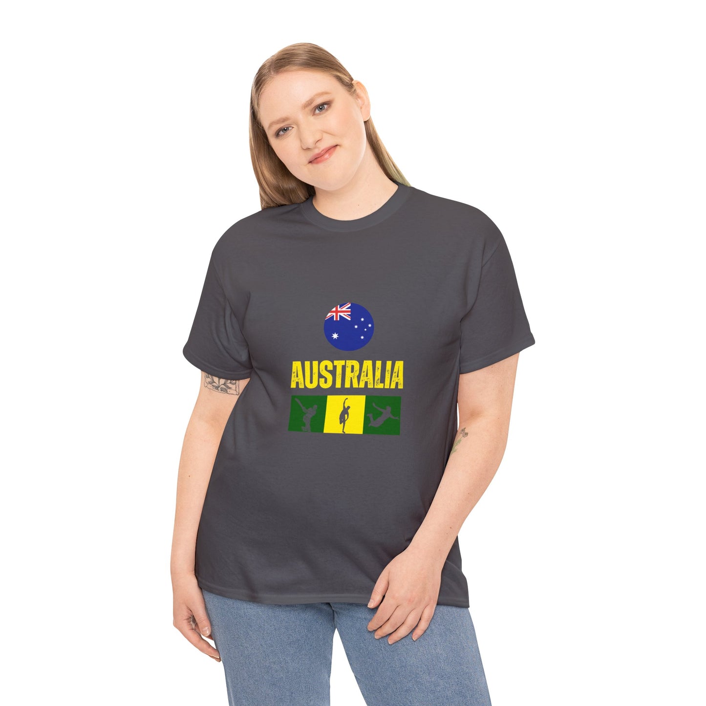 Australia's World Cup 2024 Edition T-shirt - Unisex Heavy Cotton Tee