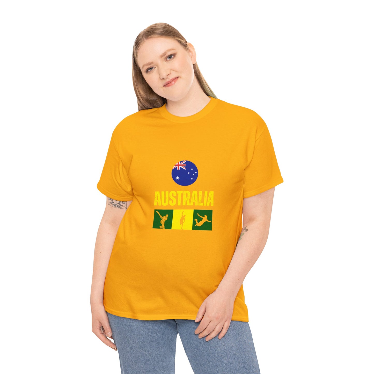 Australia's World Cup 2024 Edition T-shirt - Unisex Heavy Cotton Tee