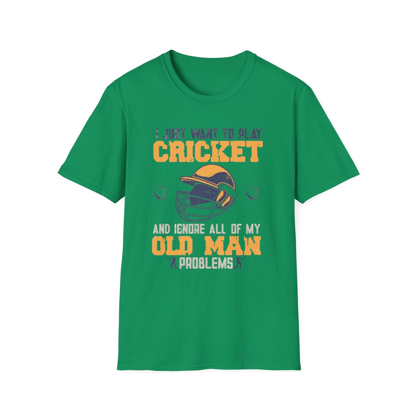 I Just Want To Play Cricket | Cricket T-shirt