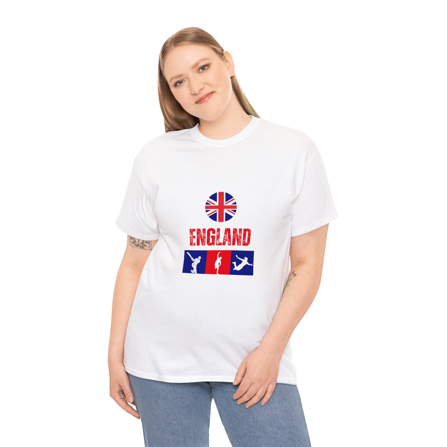 England's World Cup 2024 Edition T-shirt - Unisex Heavy Cotton Tee