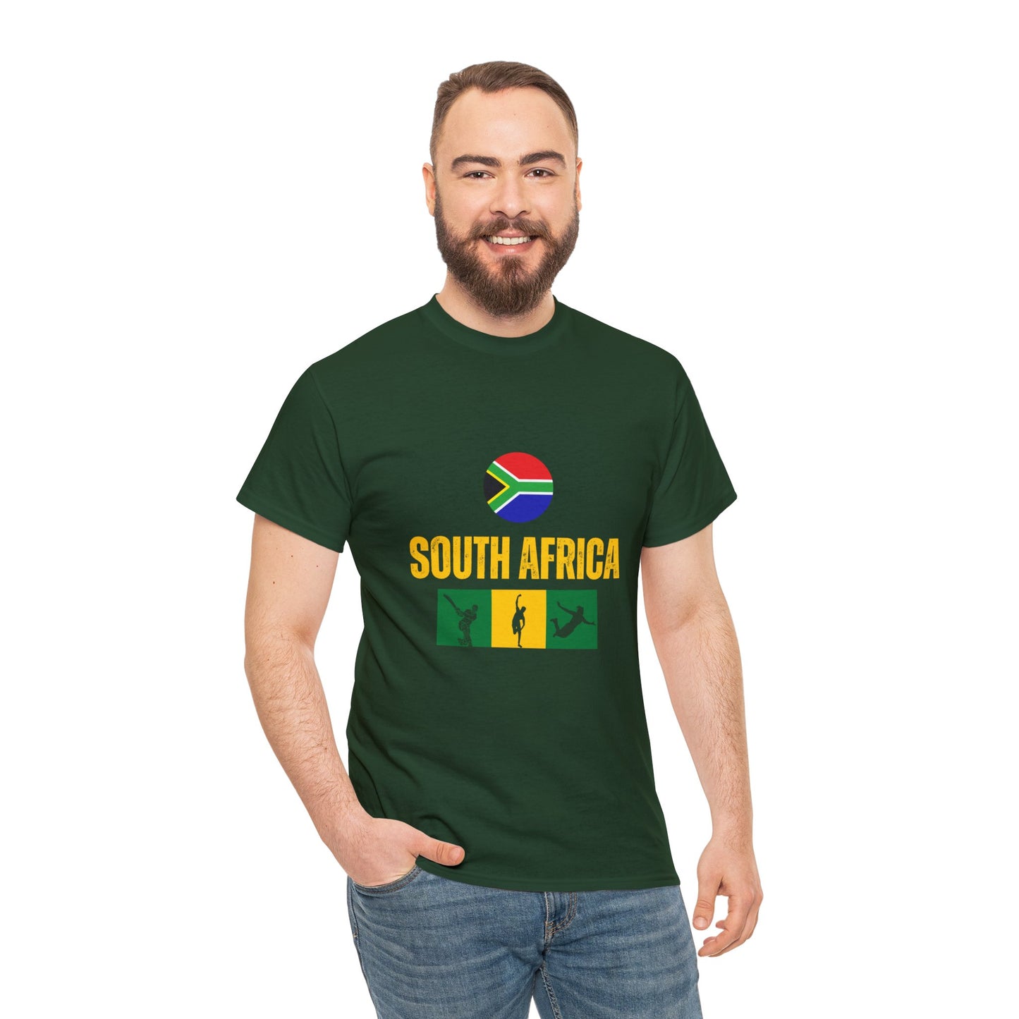 South Africa's World Cup 2024 Edition T-shirt - Unisex Heavy Cotton Tee