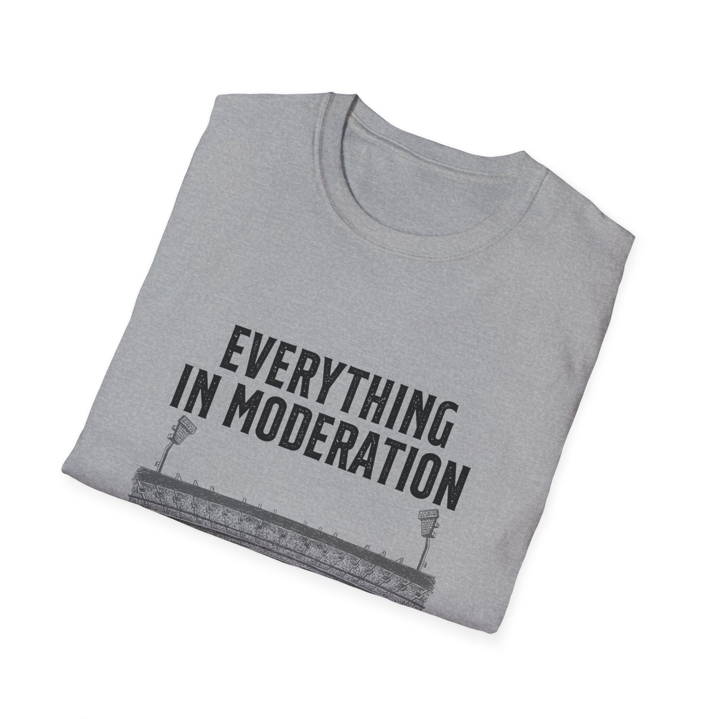 Everything In Moderation Except Cricket | Cricket T-shirt