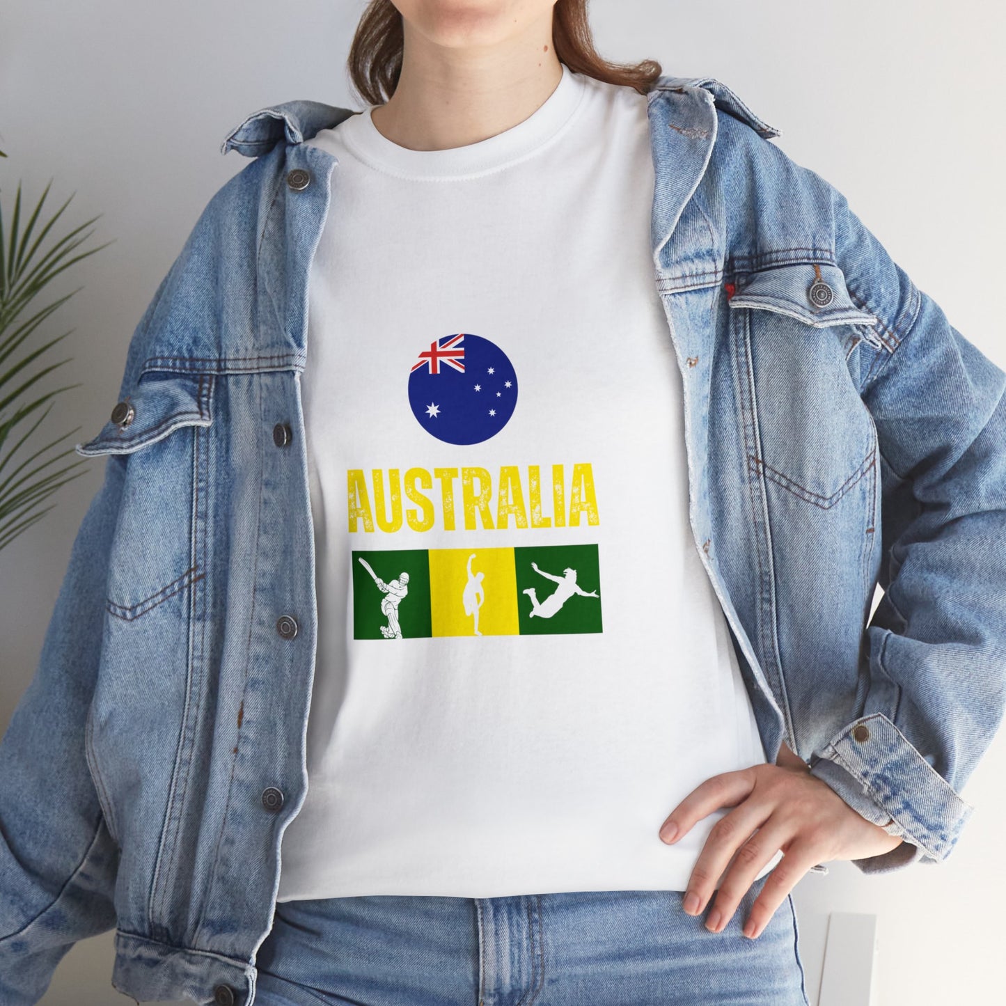 Australia's World Cup 2024 Edition T-shirt - Unisex Heavy Cotton Tee