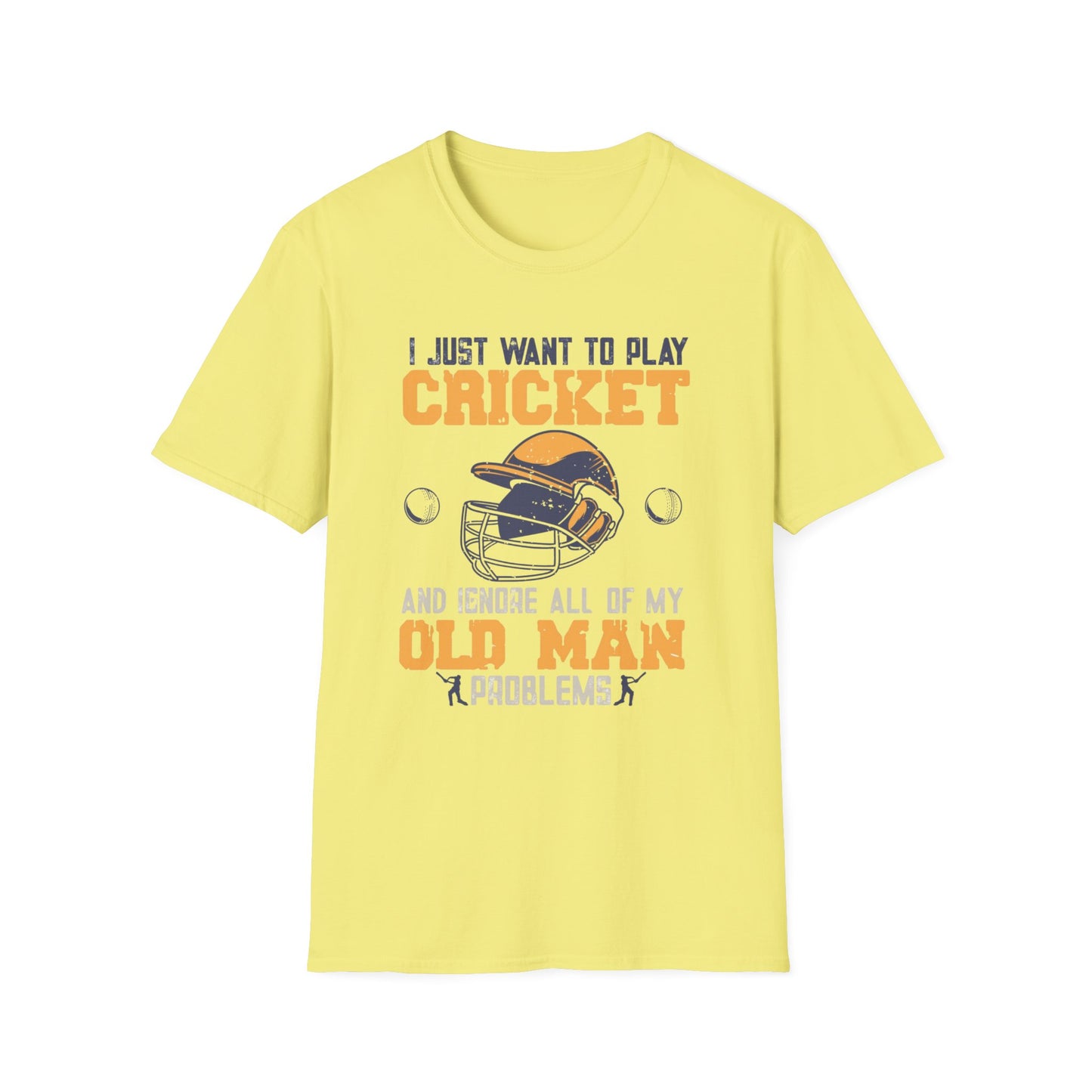 I Just Want To Play Cricket | Cricket T-shirt