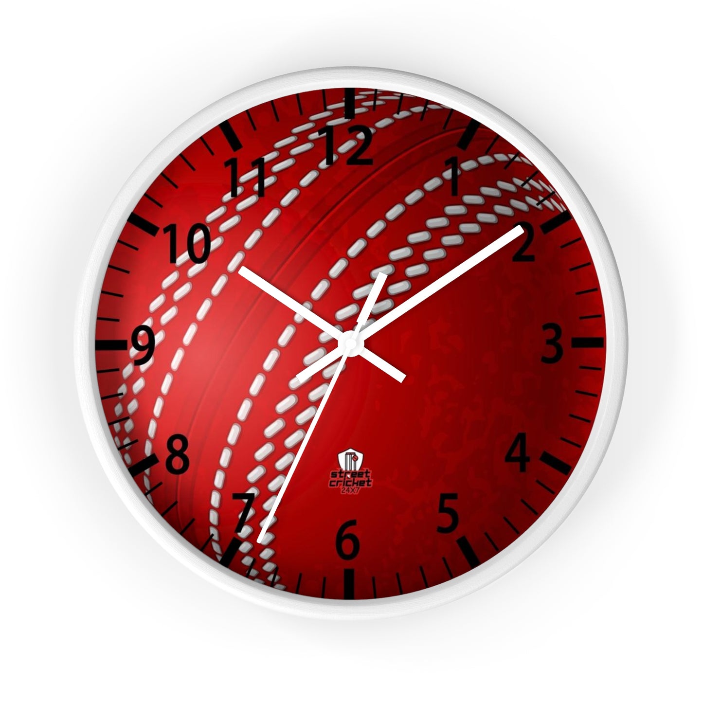 The Cricket Ball Clock by StreetCricket24x7 | Cricket Clock