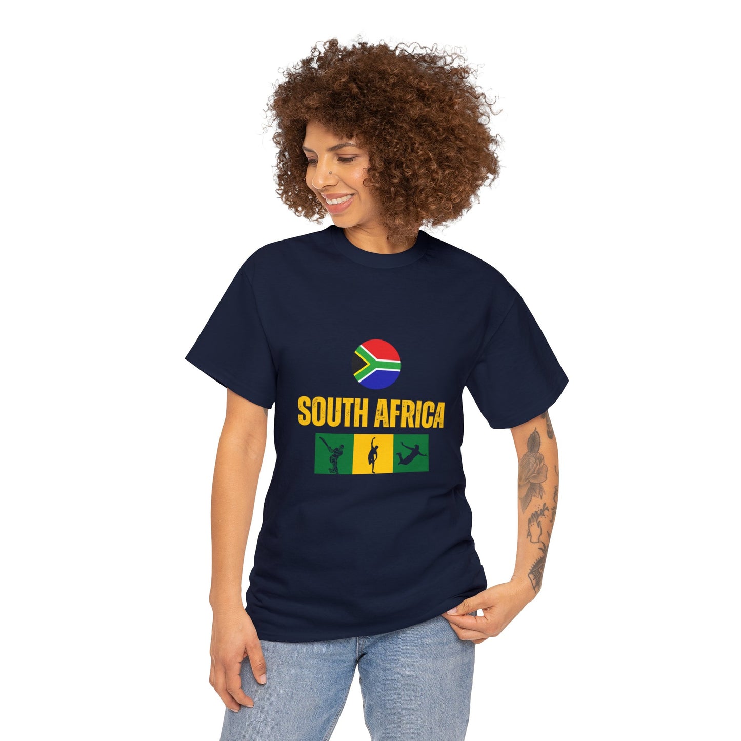 South Africa's World Cup 2024 Edition T-shirt - Unisex Heavy Cotton Tee