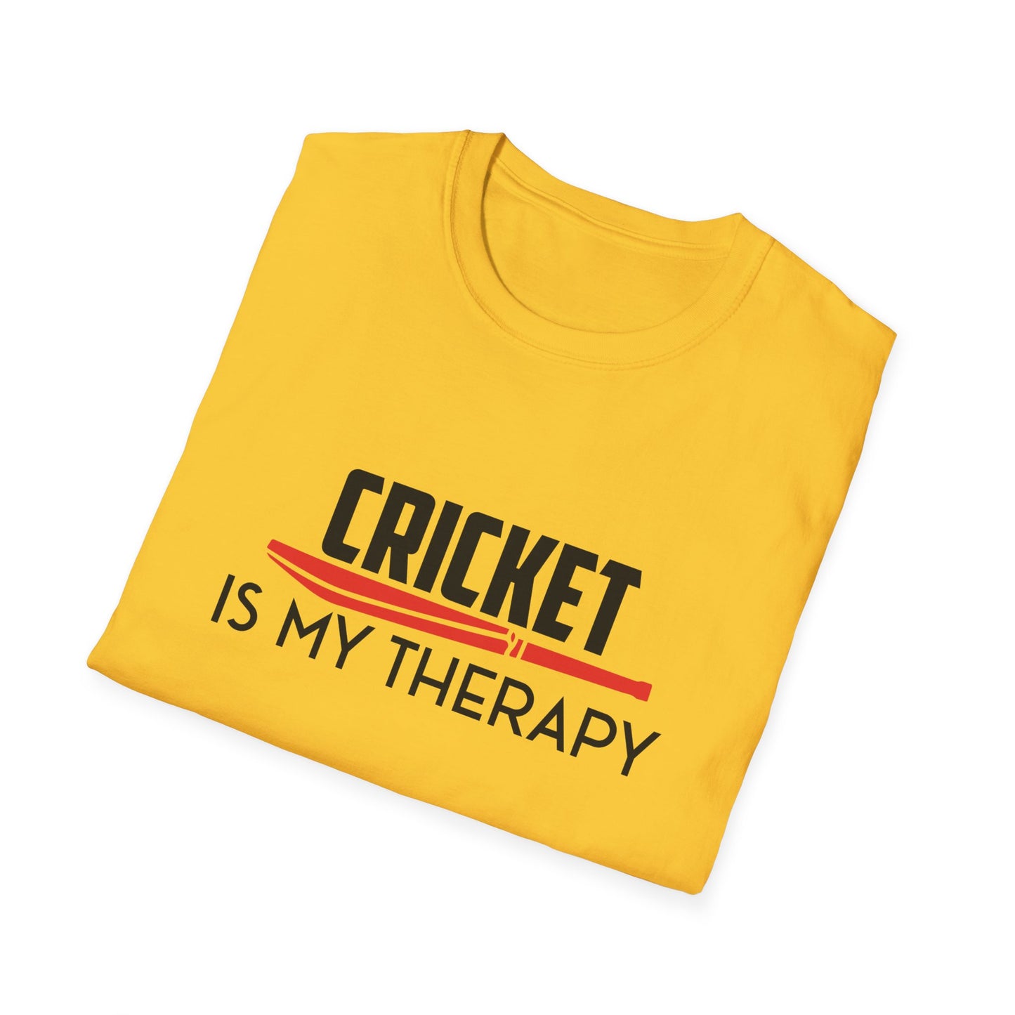 Cricket is My Therapy | Cricket T-shirt