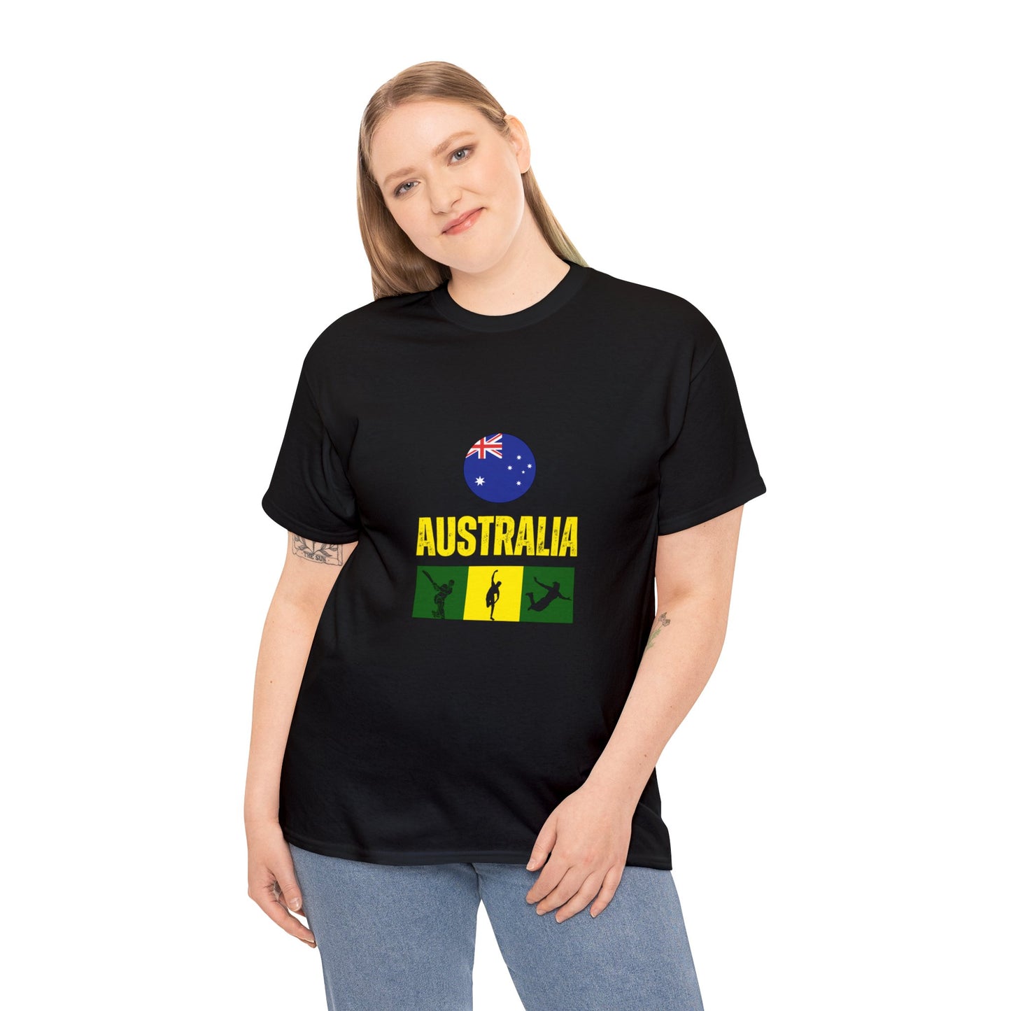 Australia's World Cup 2024 Edition T-shirt - Unisex Heavy Cotton Tee