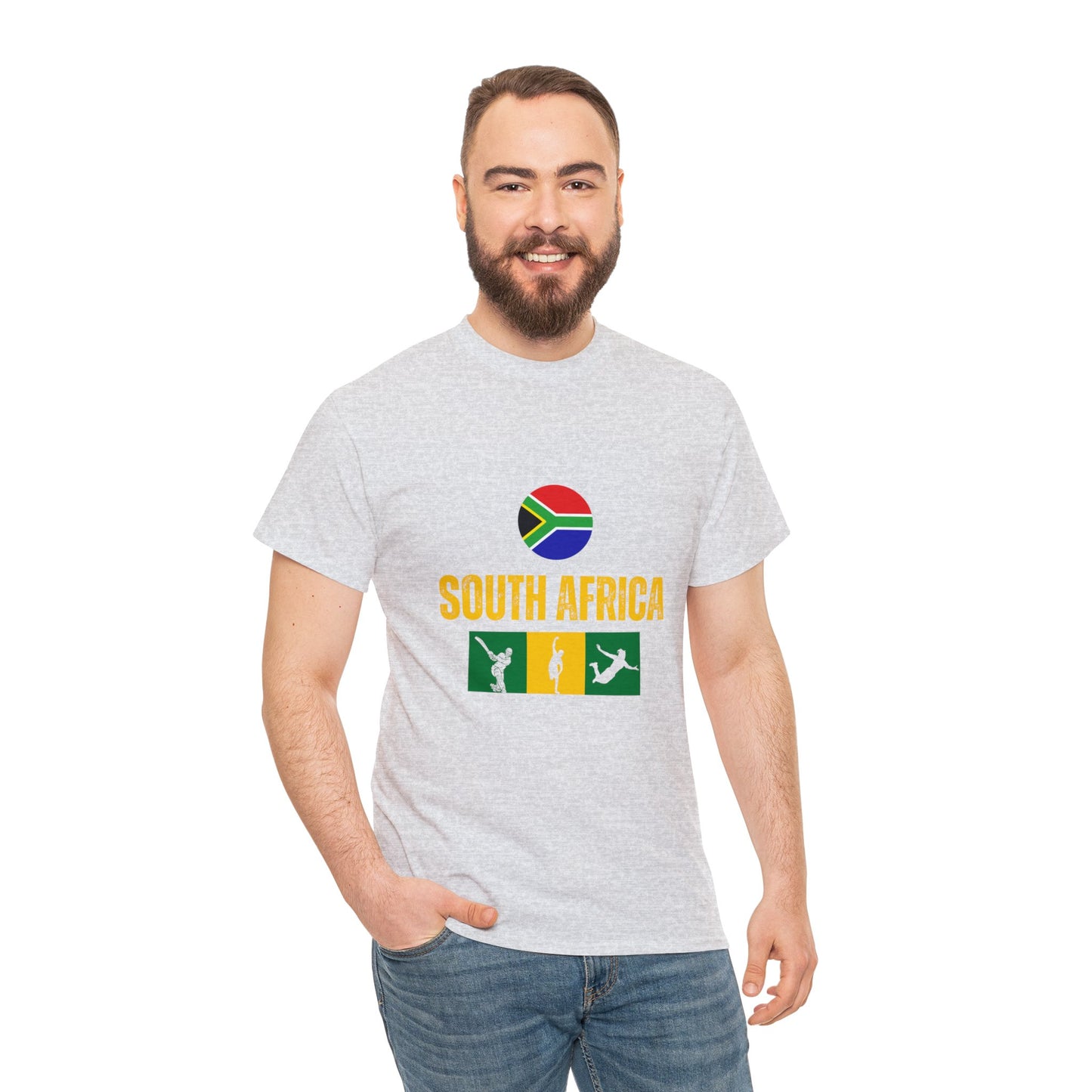 South Africa's World Cup 2024 Edition T-shirt - Unisex Heavy Cotton Tee