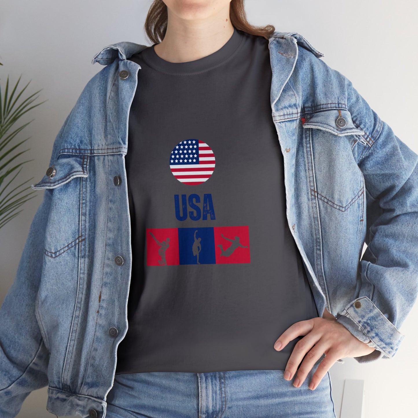 USA's World Cup 2024 Edition T-shirt - Unisex Heavy Cotton Tee