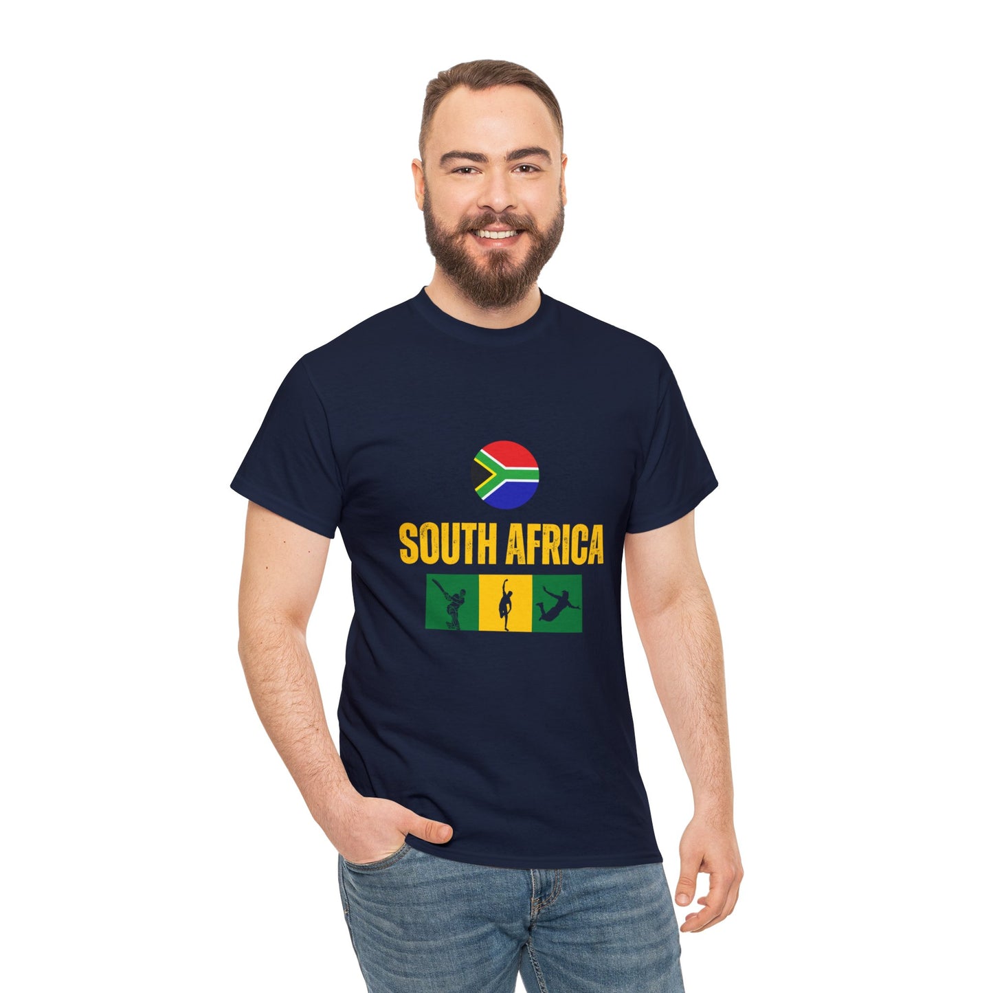 South Africa's World Cup 2024 Edition T-shirt - Unisex Heavy Cotton Tee