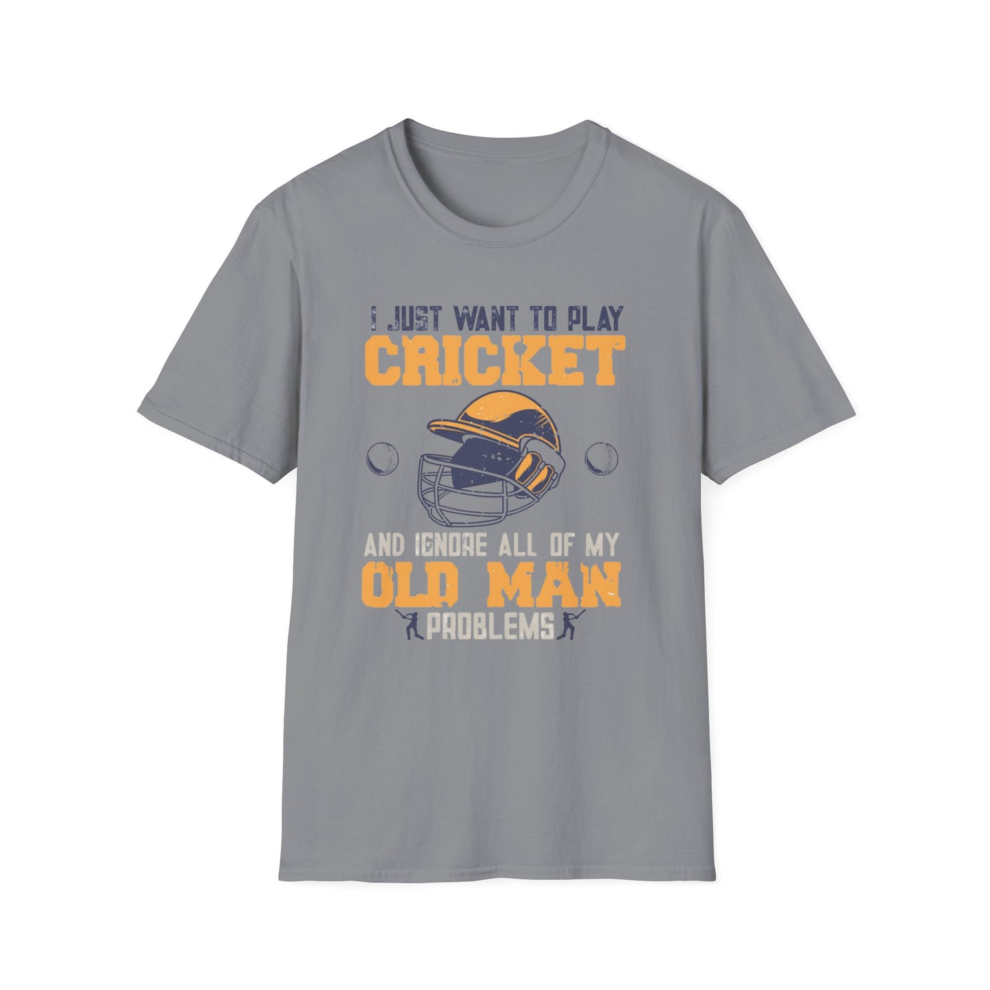 I Just Want To Play Cricket | Cricket T-shirt