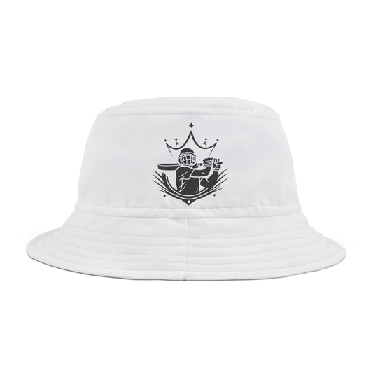 Cricket Hat-Front-White - Famous Cricket Hat - Cricket gift ideas, cricket shirts and presents for cricket lovers - Streetcricket24x7