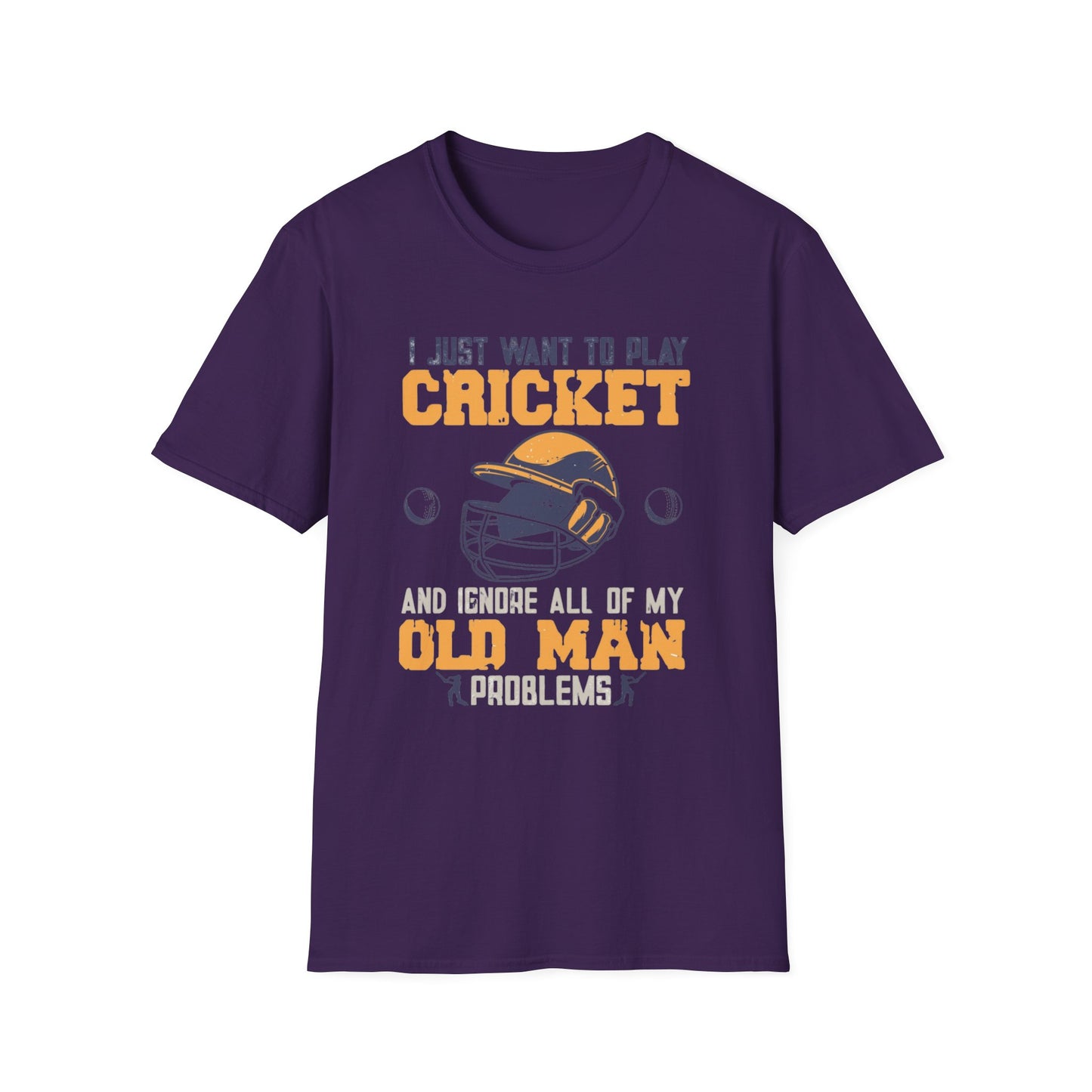 I Just Want To Play Cricket | Cricket T-shirt