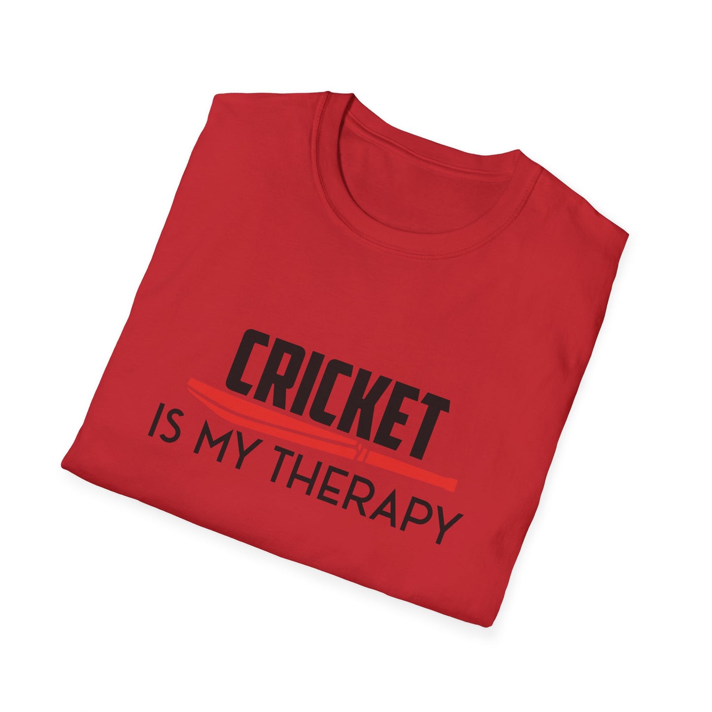 Cricket is My Therapy | Cricket T-shirt