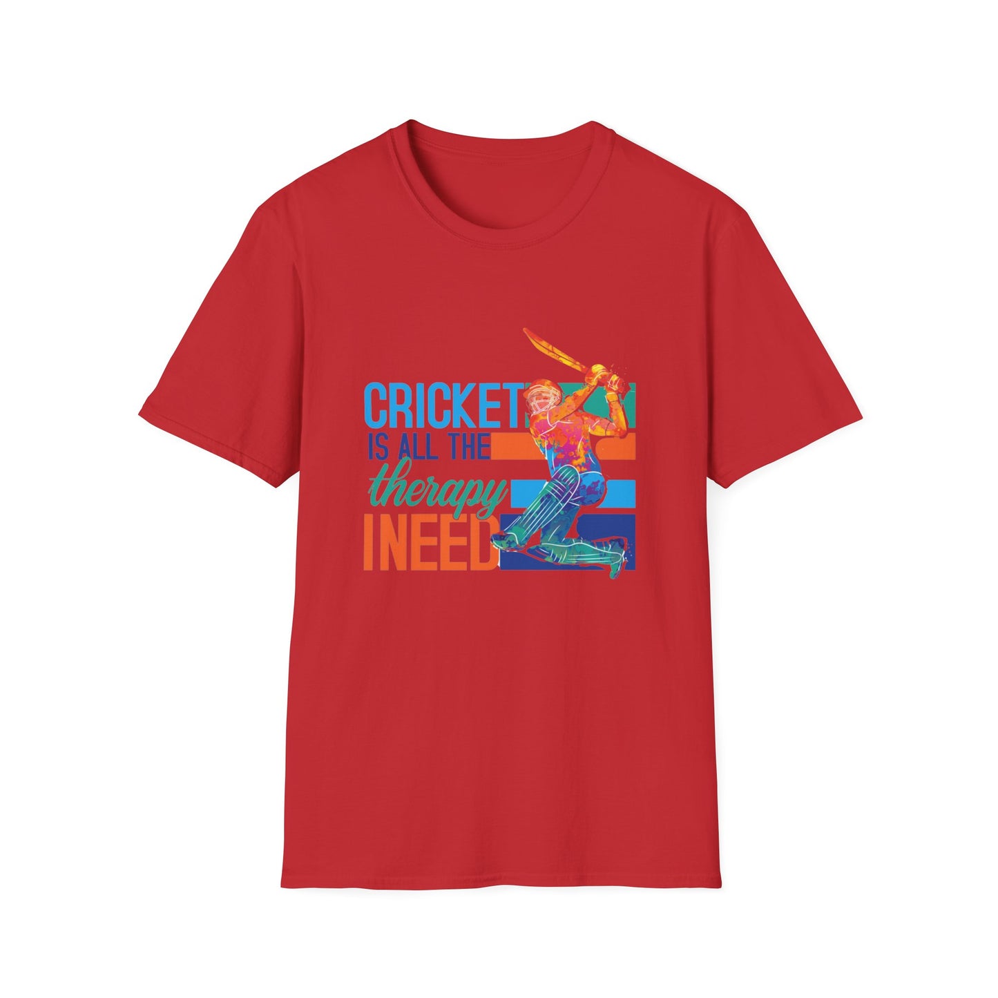 Cricket is All The Therapy I Need | Cricket T-shirt