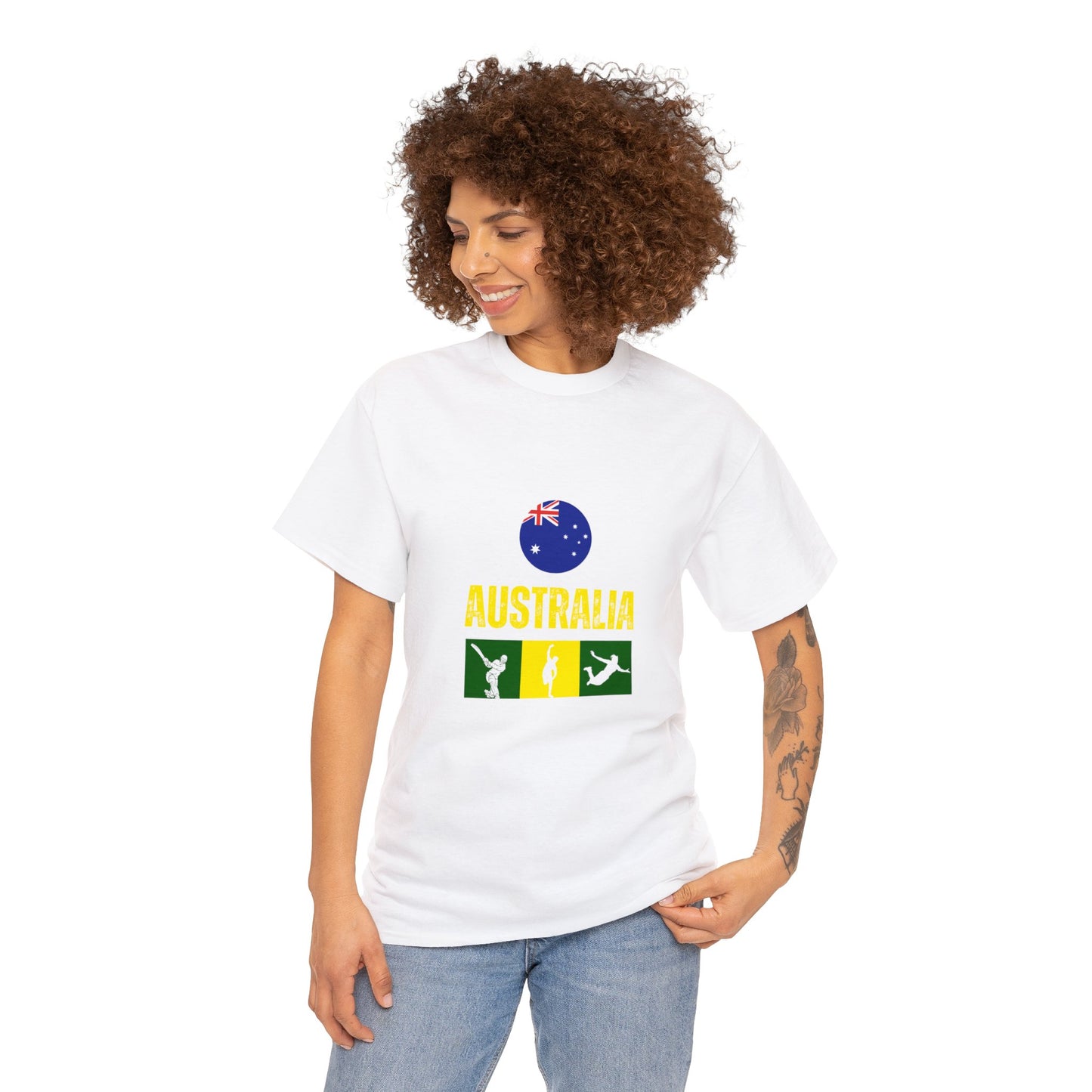 Australia's World Cup 2024 Edition T-shirt - Unisex Heavy Cotton Tee