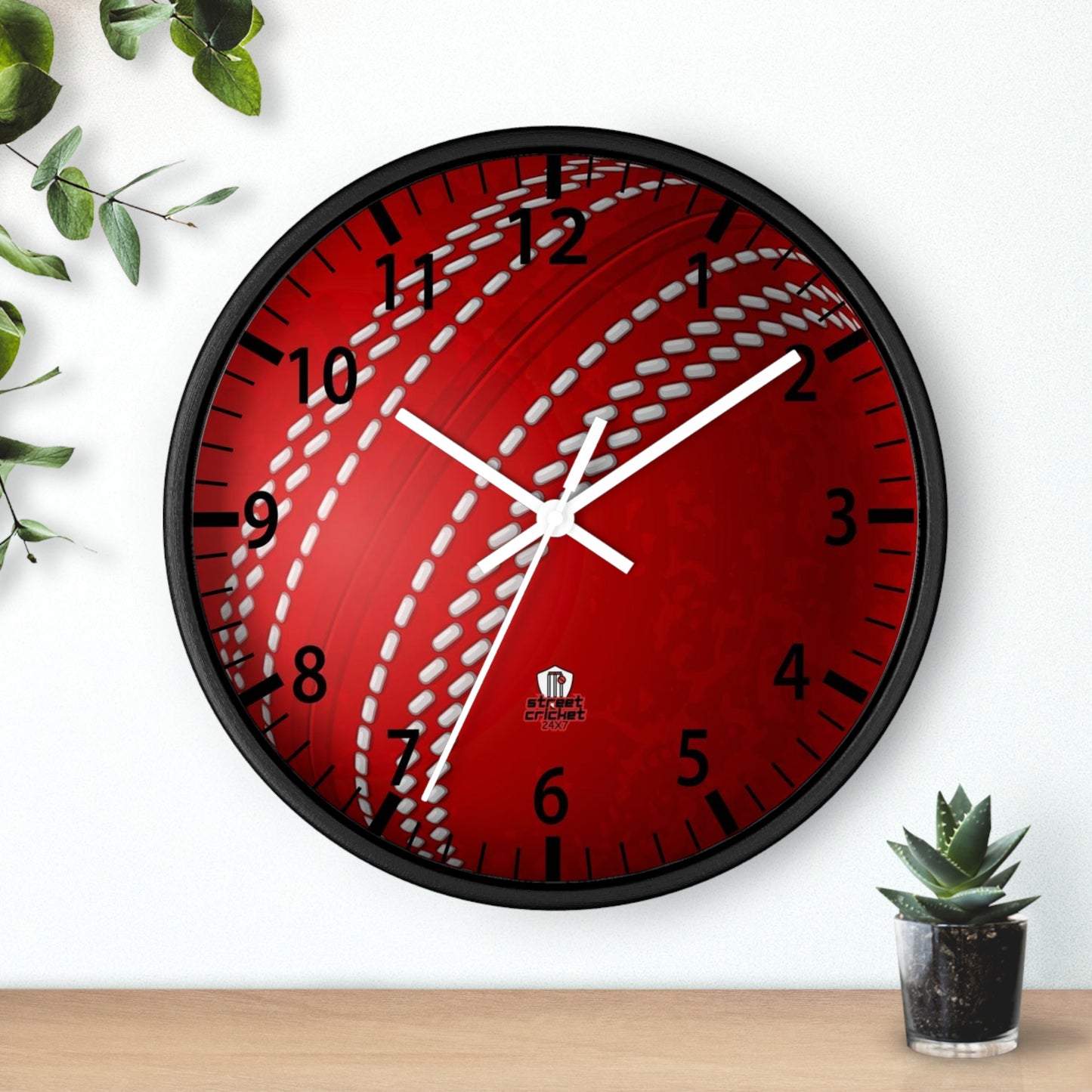 The Cricket Ball Clock by StreetCricket24x7 | Cricket Clock