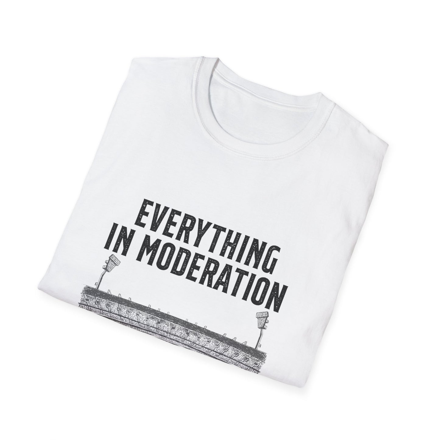 Everything In Moderation Except Cricket | Cricket T-shirt