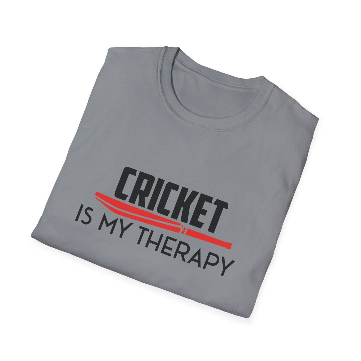 Cricket is My Therapy | Cricket T-shirt