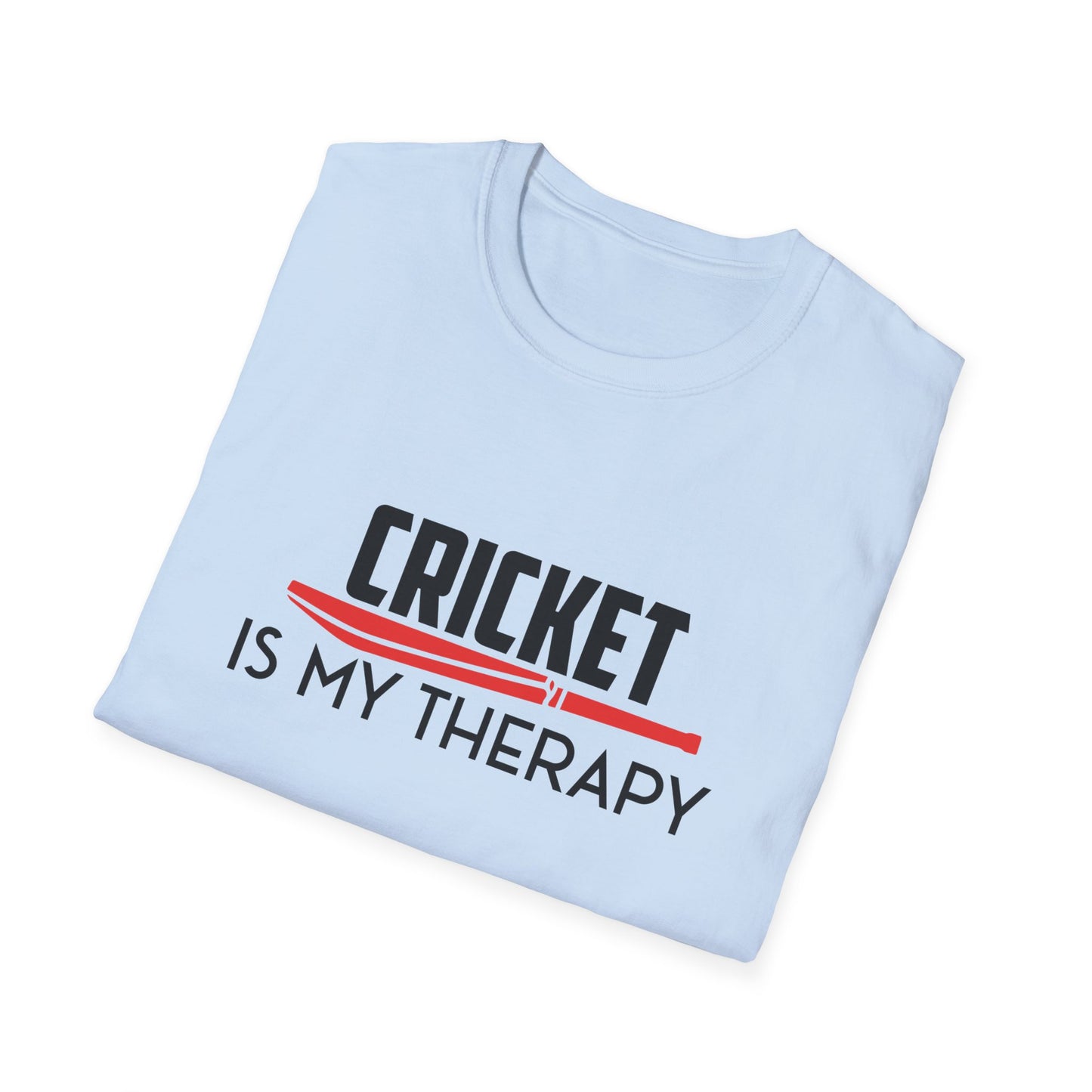 Cricket is My Therapy | Cricket T-shirt