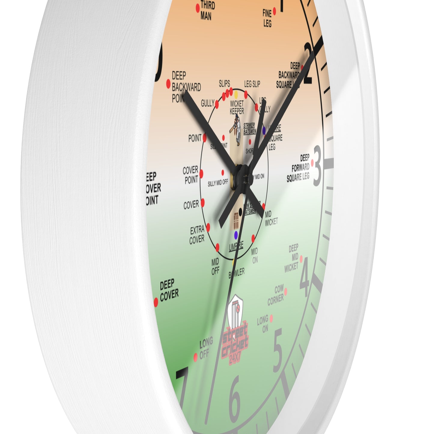 The Cricket Clock by StreetCricket24x7 (India Edition) | Cricket Clock