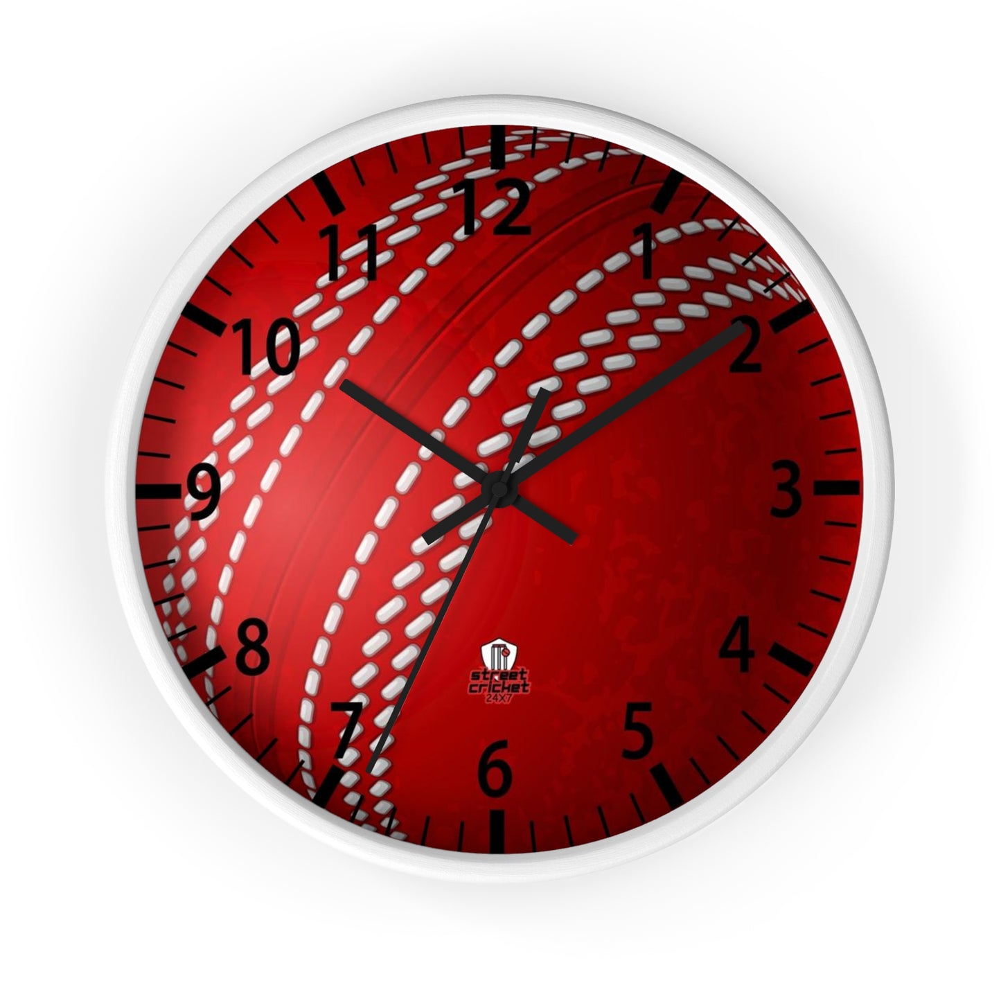 The Cricket Ball Clock by StreetCricket24x7 | Cricket Clock