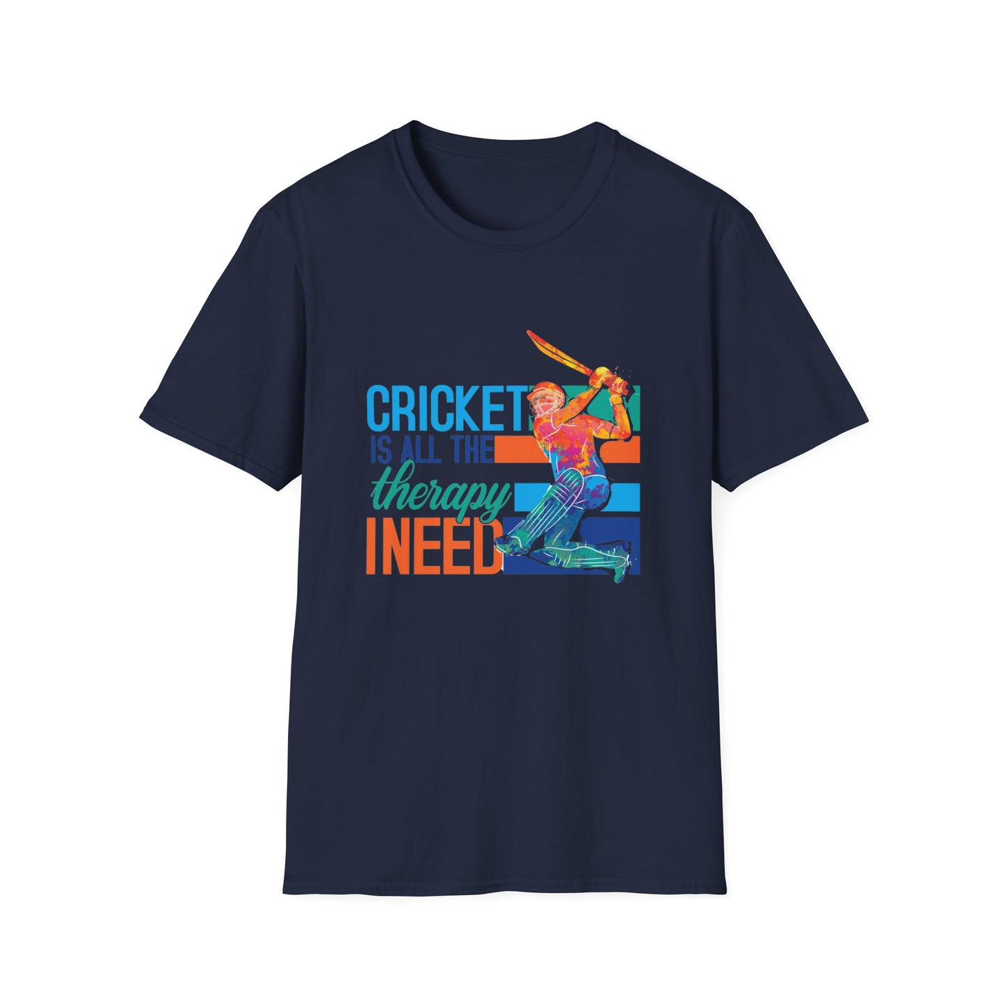 Cricket is All The Therapy I Need | Cricket T-shirt