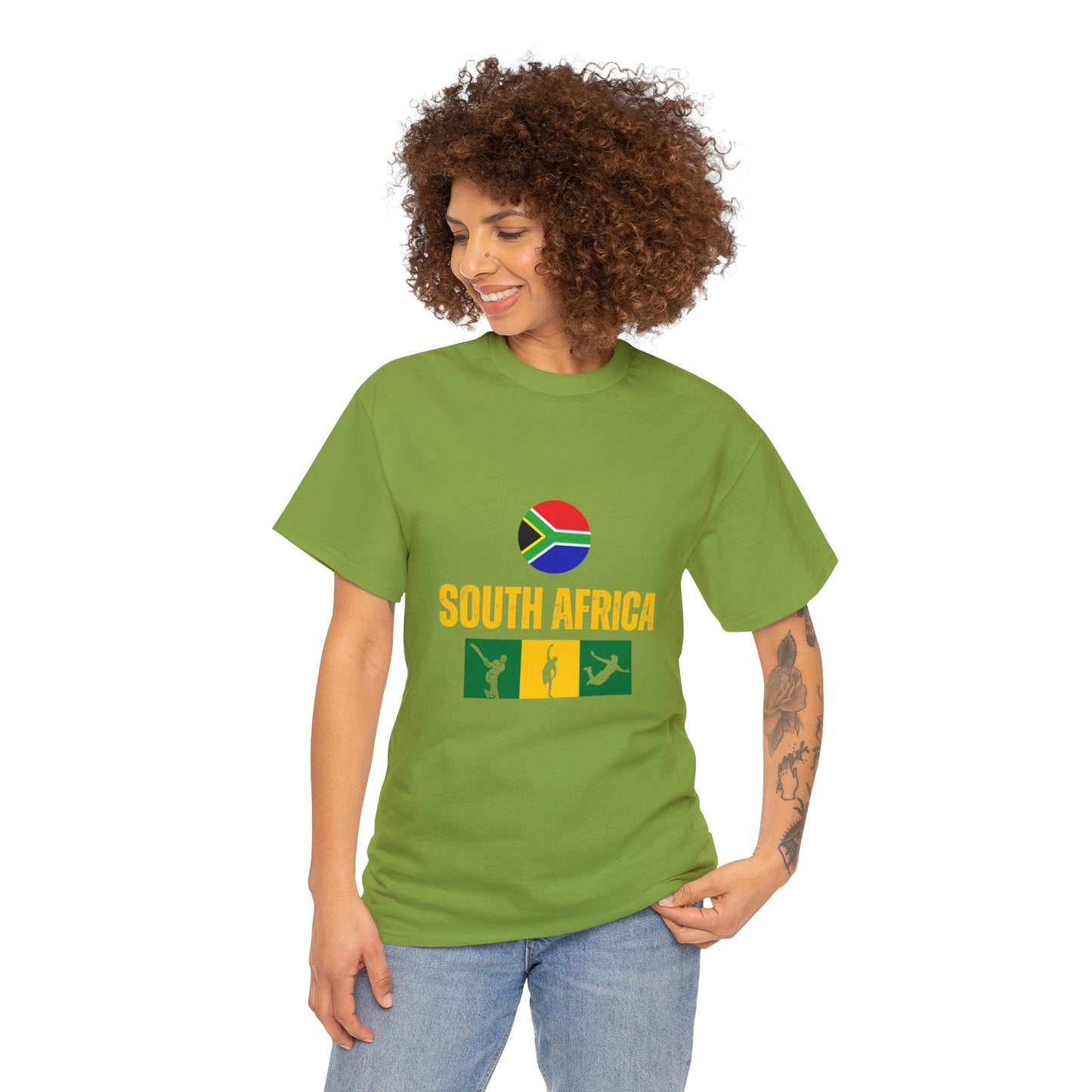 South Africa's World Cup 2024 Edition T-shirt - Unisex Heavy Cotton Tee