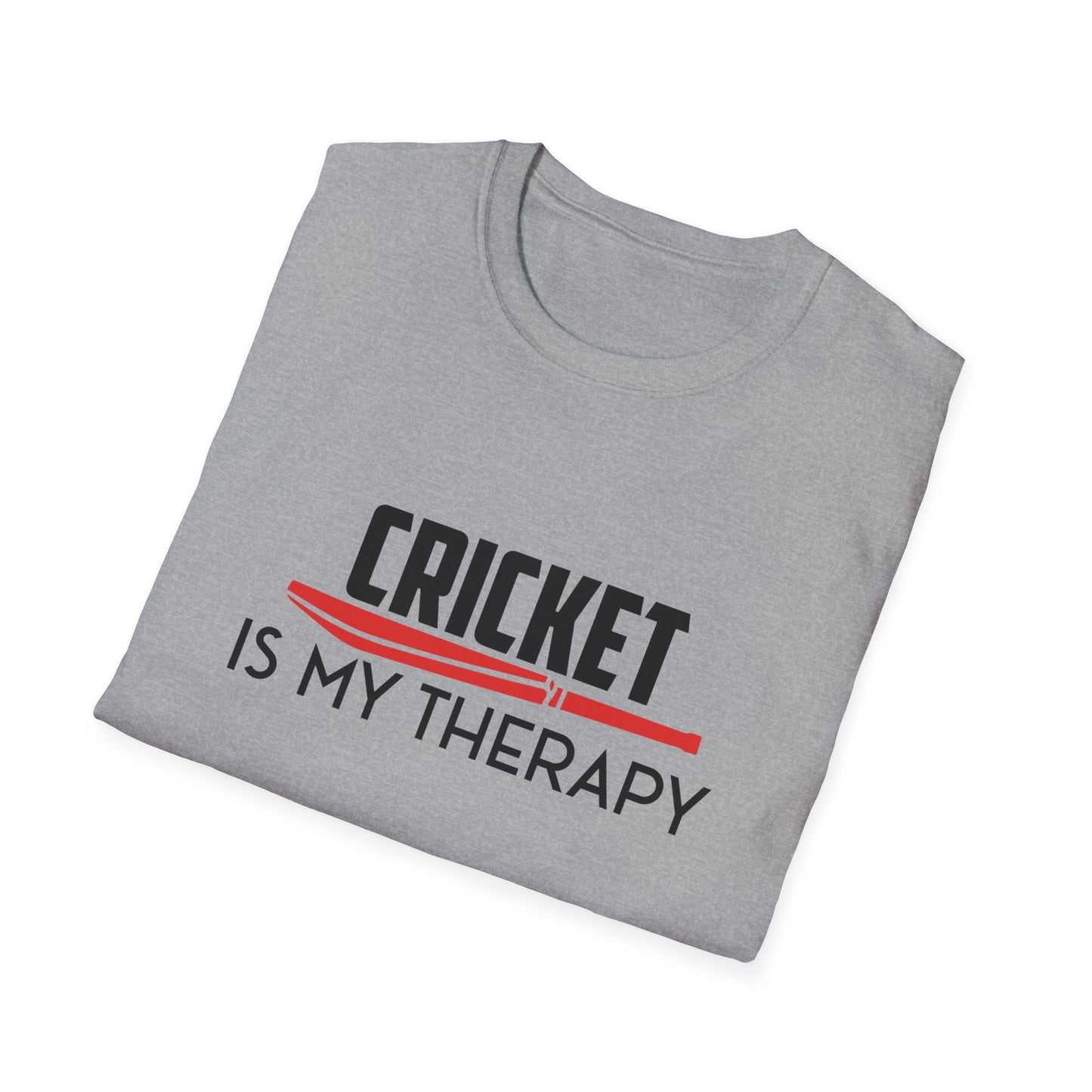 Cricket is My Therapy | Cricket T-shirt