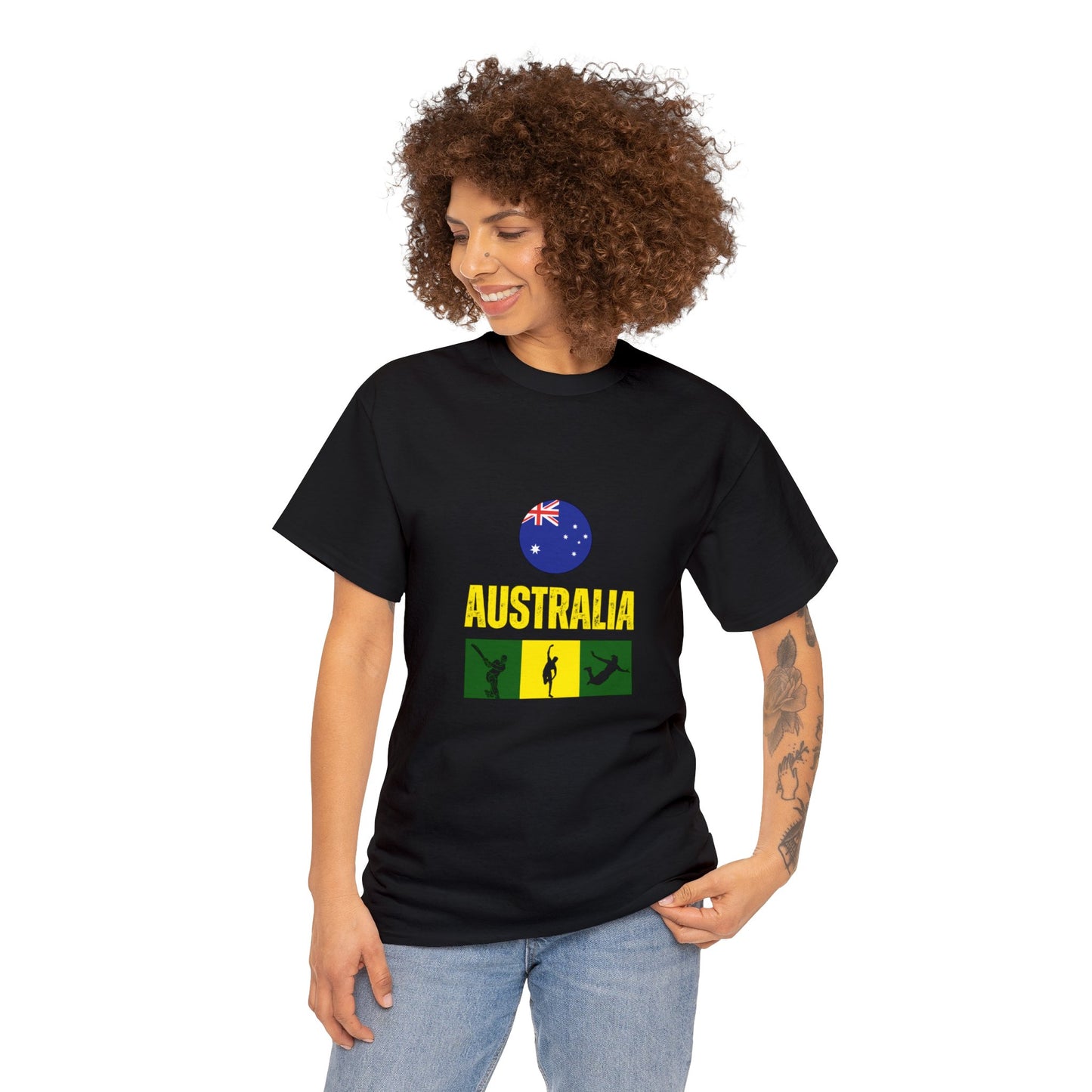 Australia's World Cup 2024 Edition T-shirt - Unisex Heavy Cotton Tee