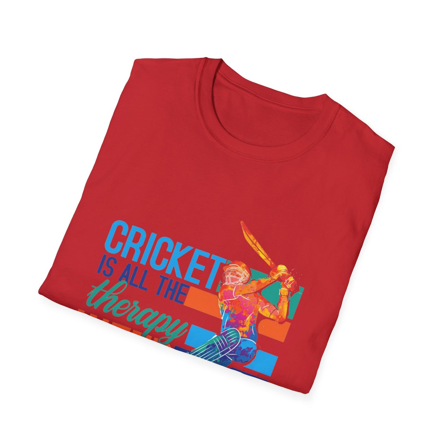 Cricket is All The Therapy I Need | Cricket T-shirt