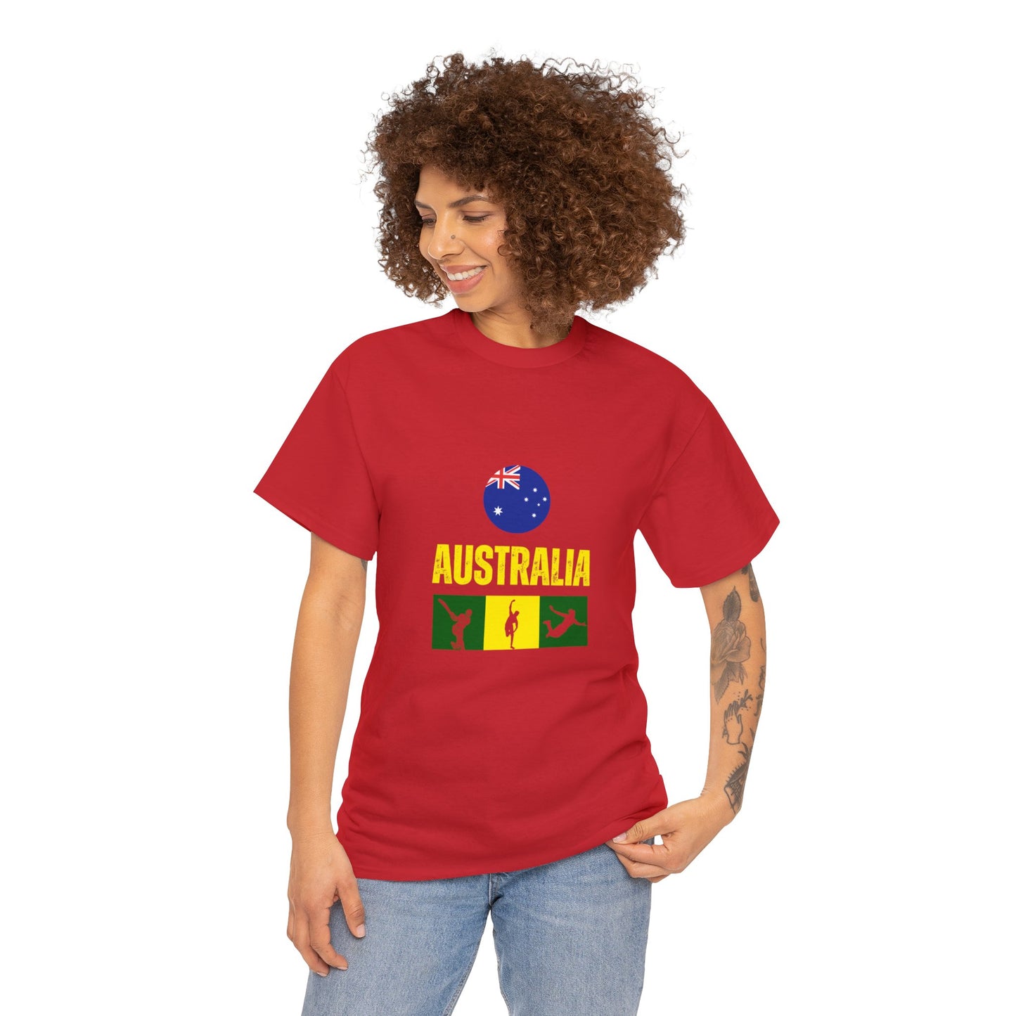 Australia's World Cup 2024 Edition T-shirt - Unisex Heavy Cotton Tee