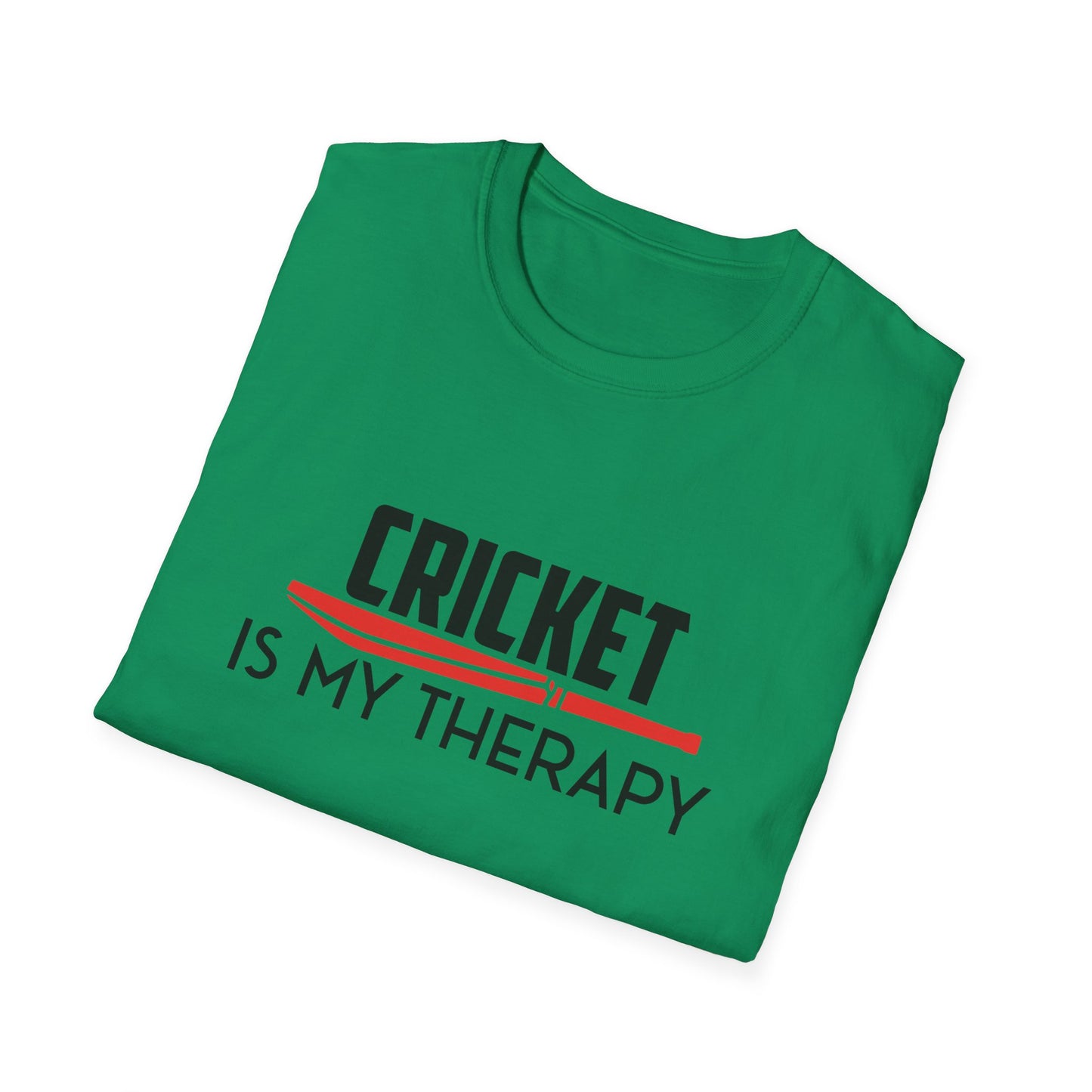 Cricket is My Therapy | Cricket T-shirt